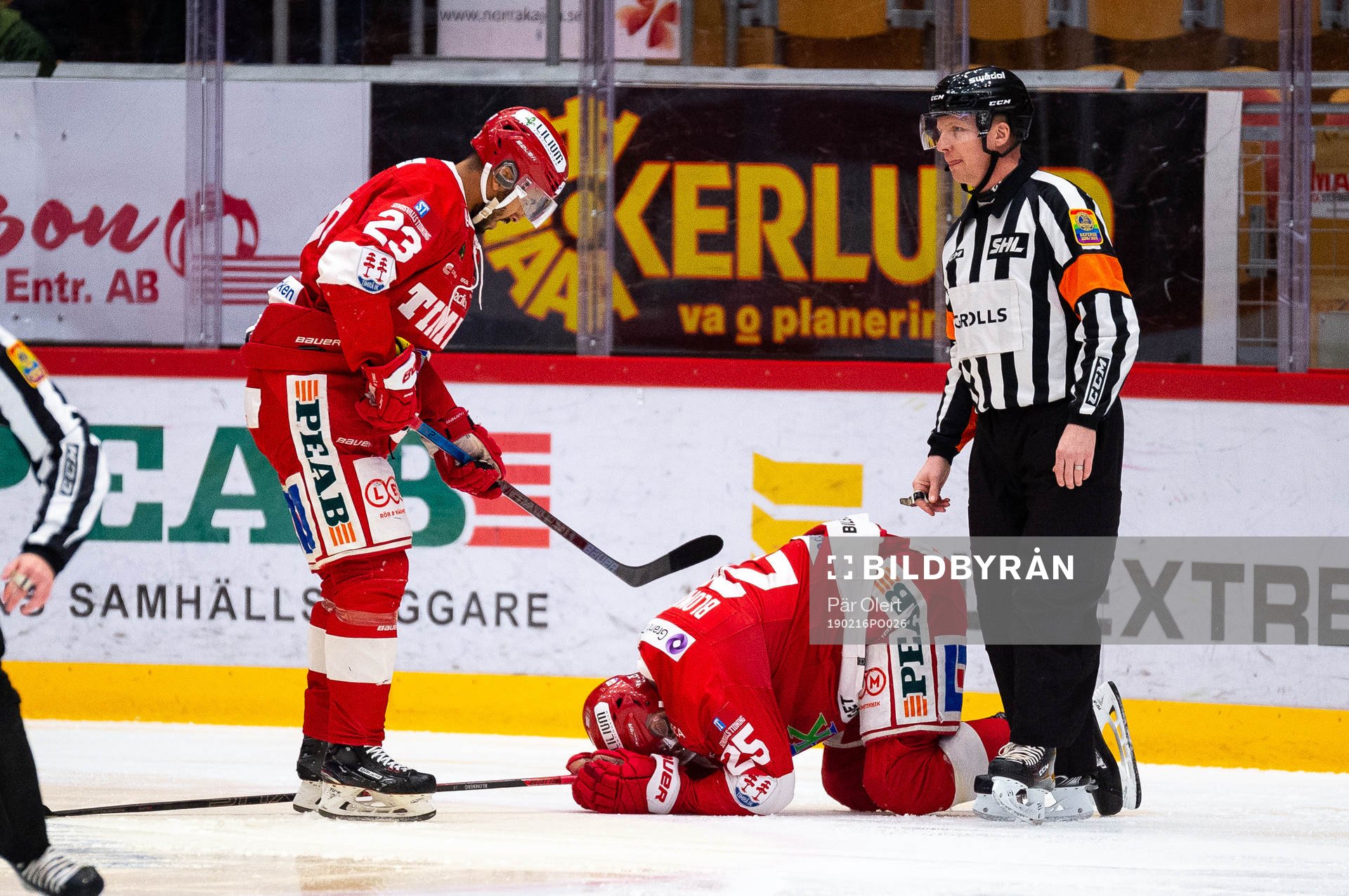 Timrås Patrik Blomberg har ont