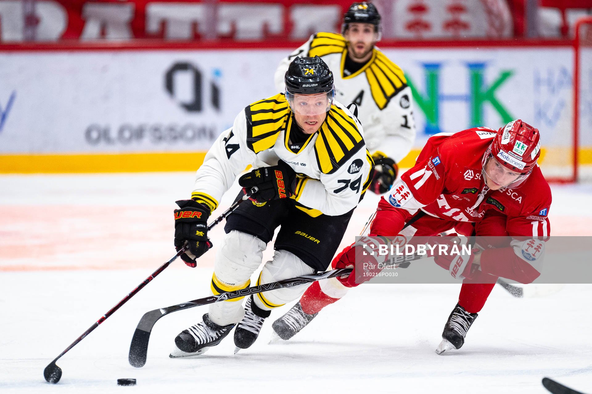 Brynäs Nicklas Danielsson och Timrås Henrik Törnqvist