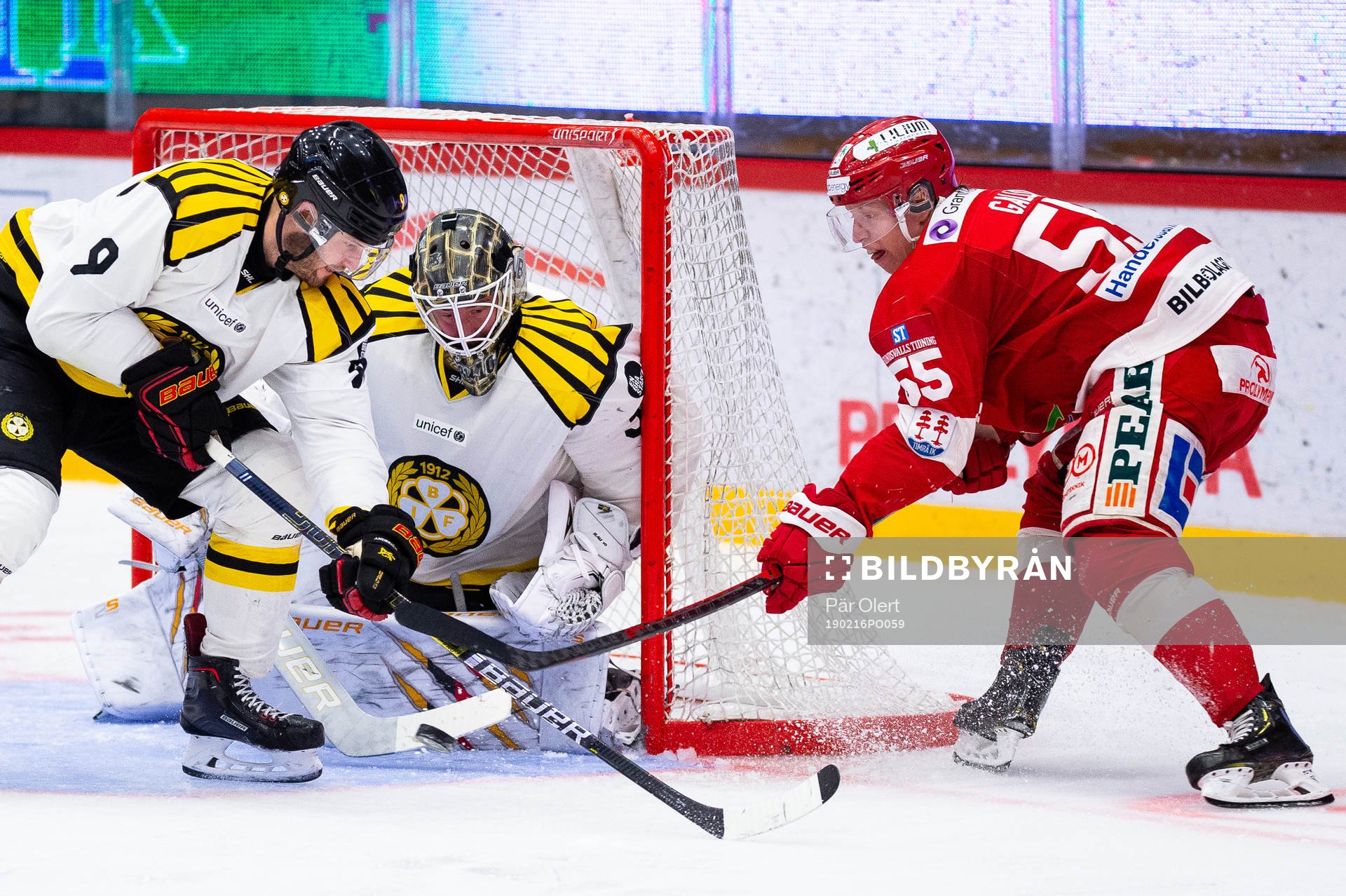 Brynäs Niclas Andersén och Timrås Vilmos Gallo