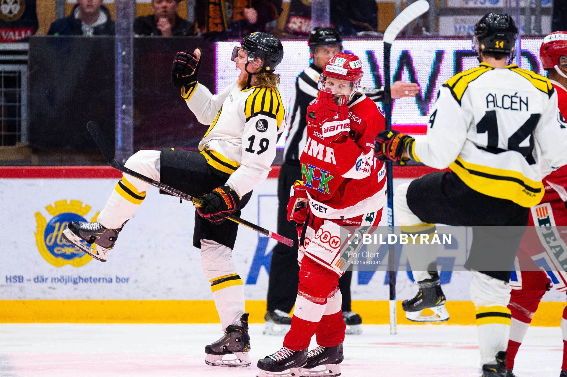 Brynäs Ludvig Nilsson jublar