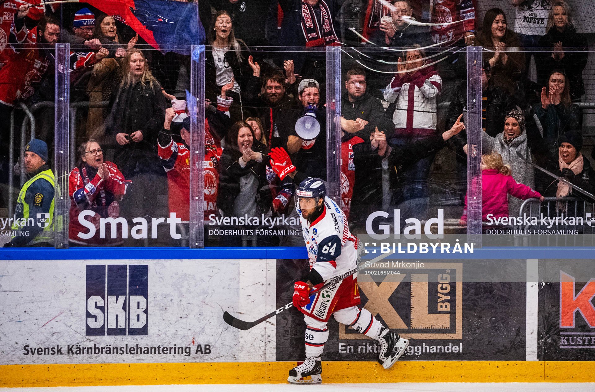 Västerviks Alexander Lindqvist Hansen jublar