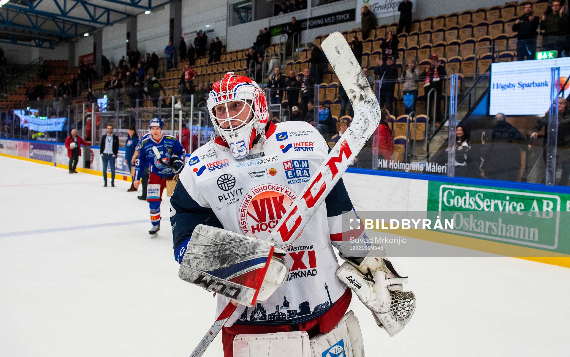 Västerviks målvakt Emil Kruse