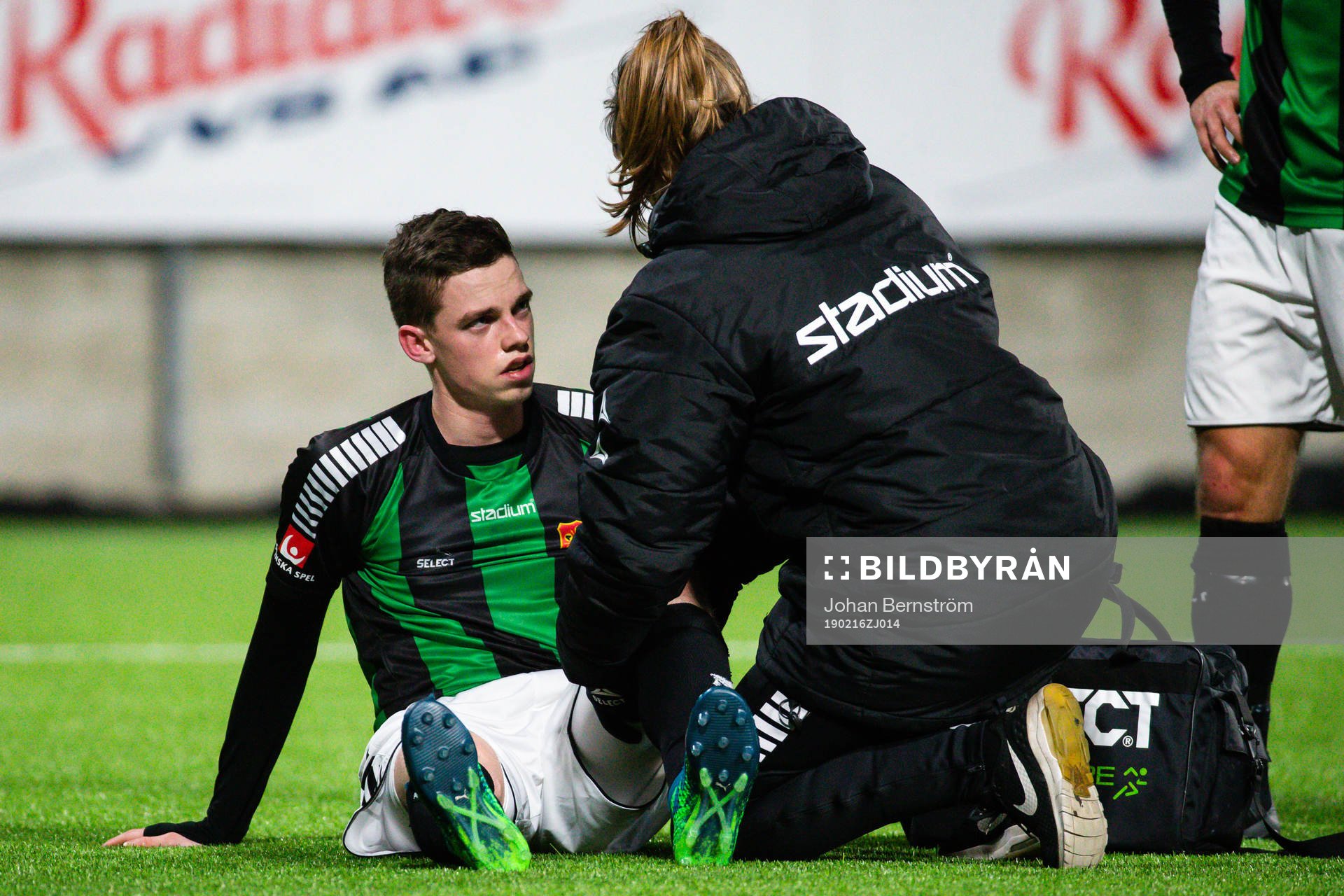 GAIS Aiden Harvey skadar sig