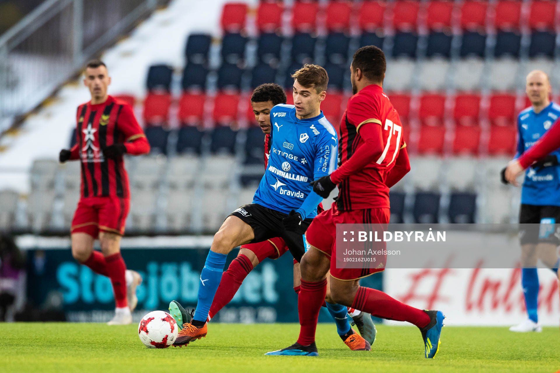 Halmstads Rasmus Wiedesheim-Paul och Östersunds Jerell