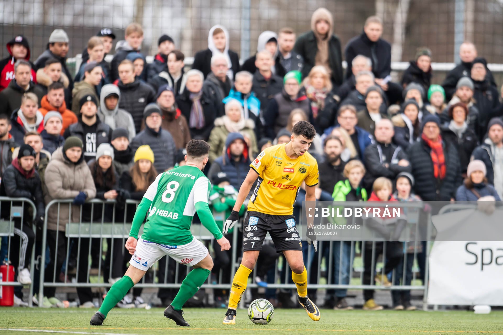 Elfsborgs Deniz Hümmet och Hässleholms Florent Stagova