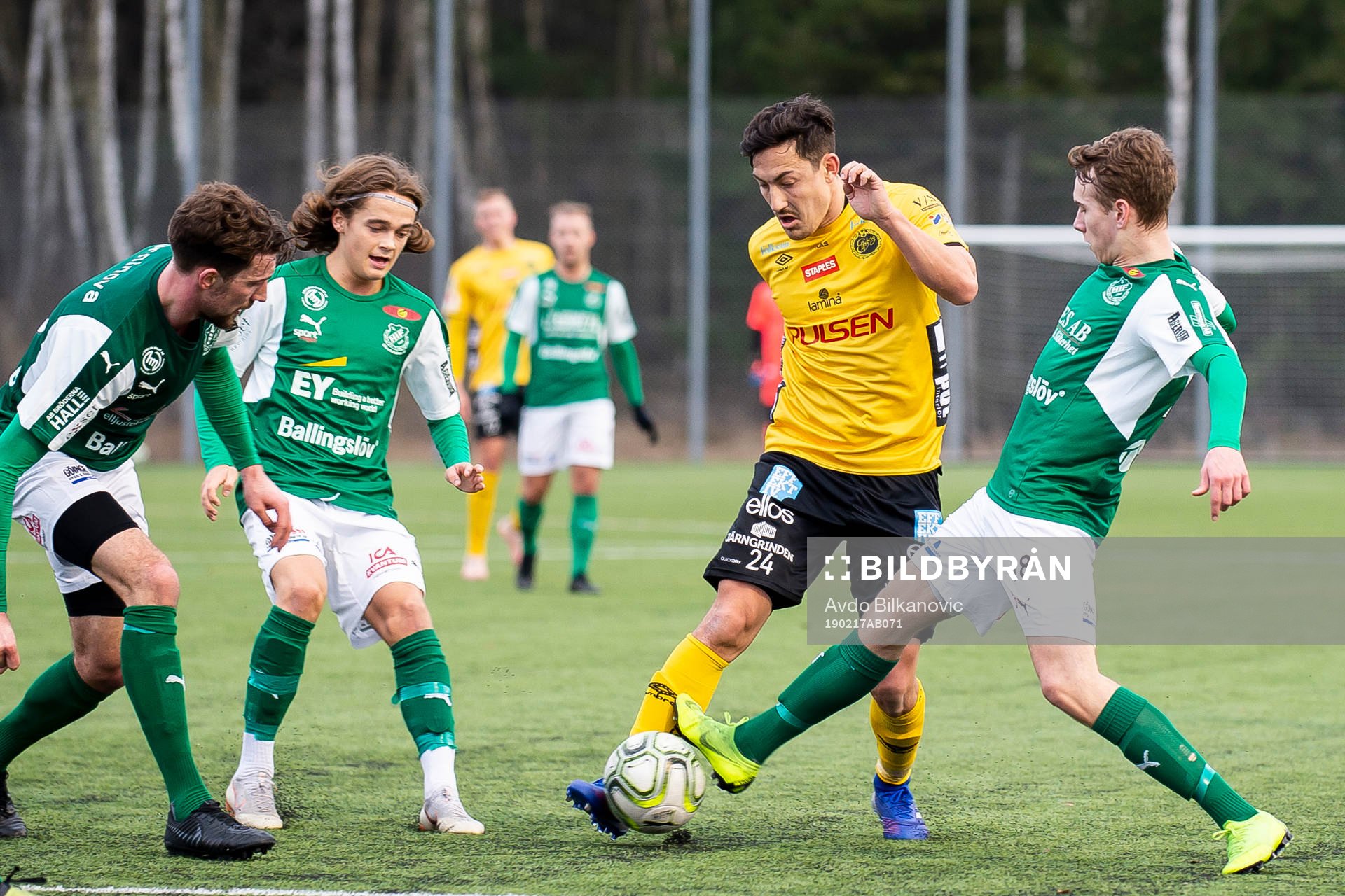 Hässleholms Tim Ströbeck och Elfsborgs Stefan Ishizaki