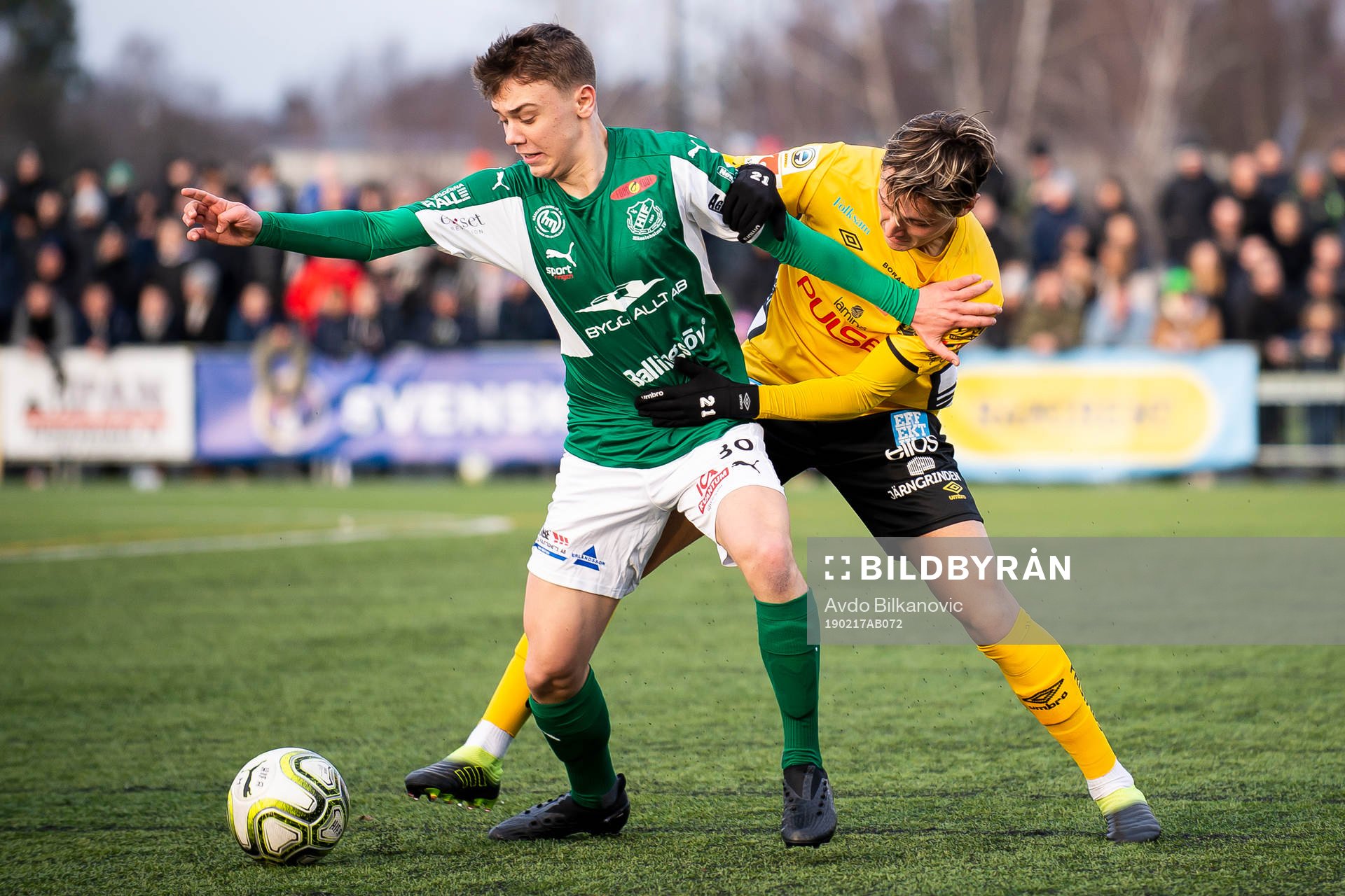 Hässleholms Rexhepi Burim och Elfsborgs Jonathan Levi