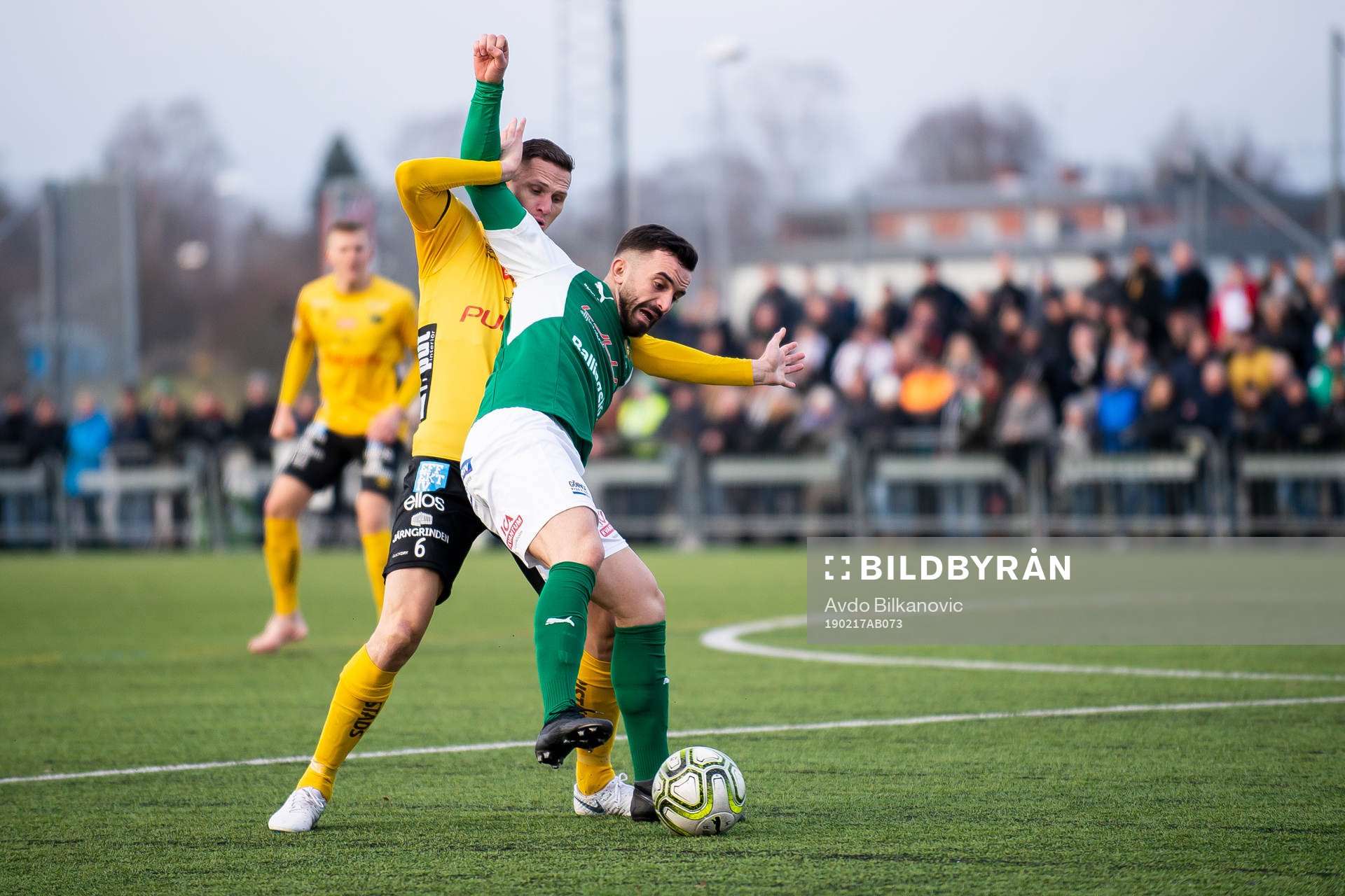 Hässleholms Florent Stagova och Elfsborgs Samuel Holmén