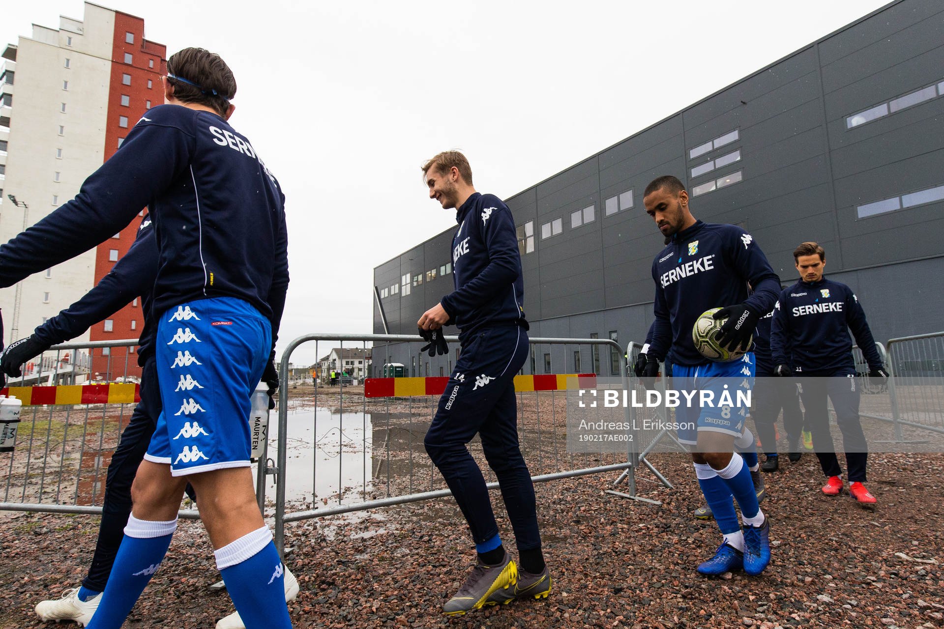 IFK Göteborgs Benjamin Nygren och Junes Barny innan