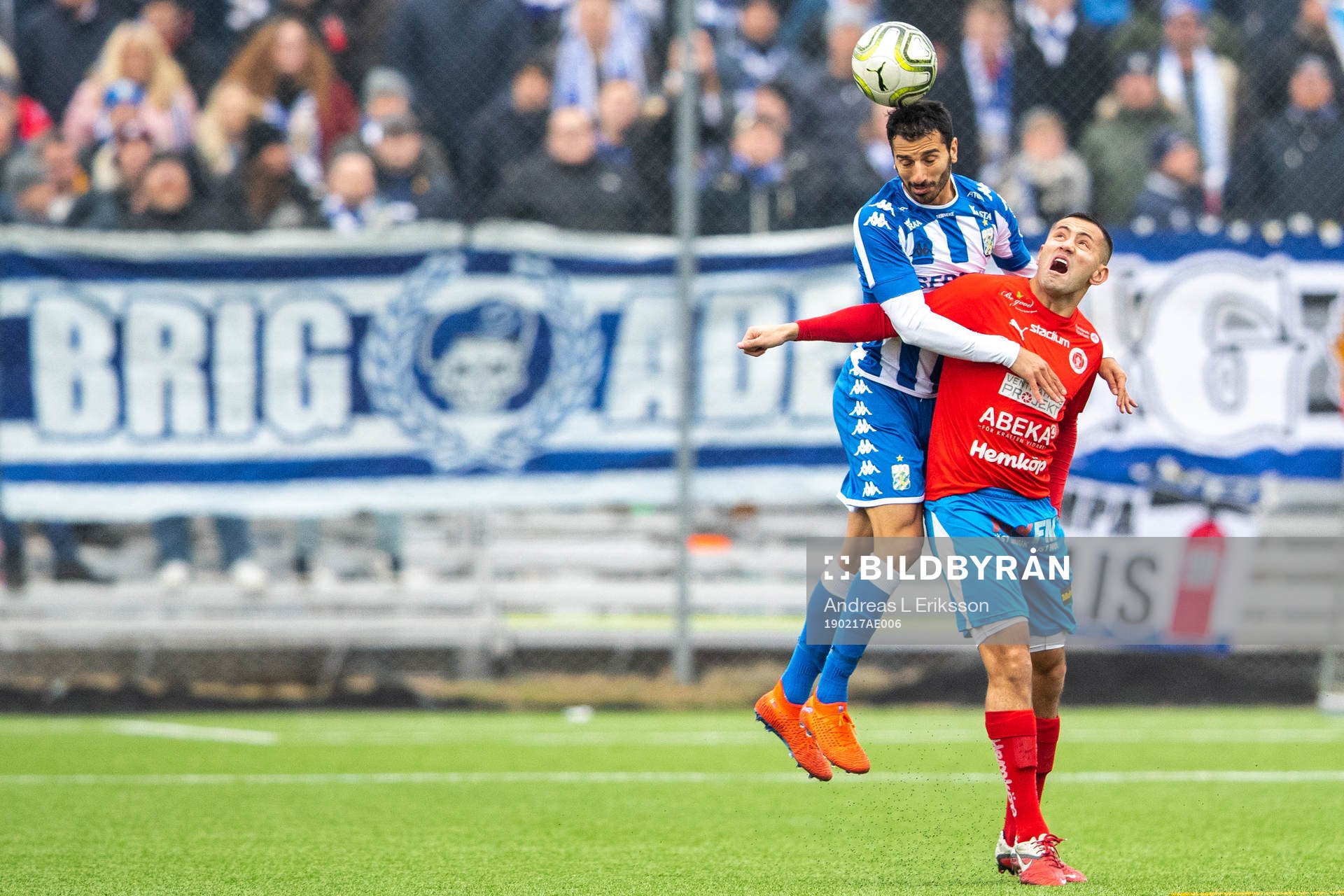 IFK Göteborgs Rasmus Wikström och Nyköpings Jason Romero
