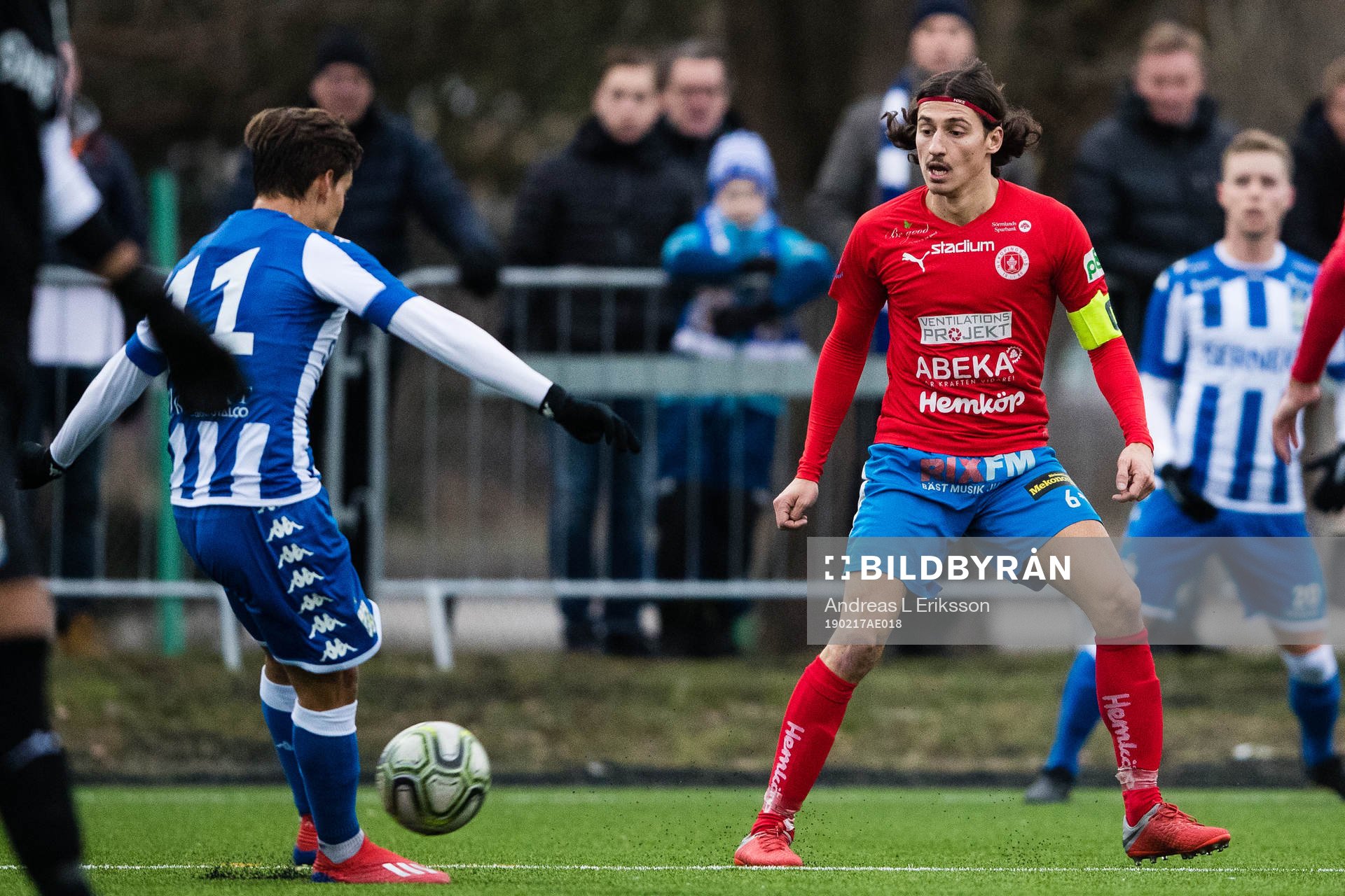 IFK Göteborgs Amin Affane och Nyköpings Enis Ahmetovic