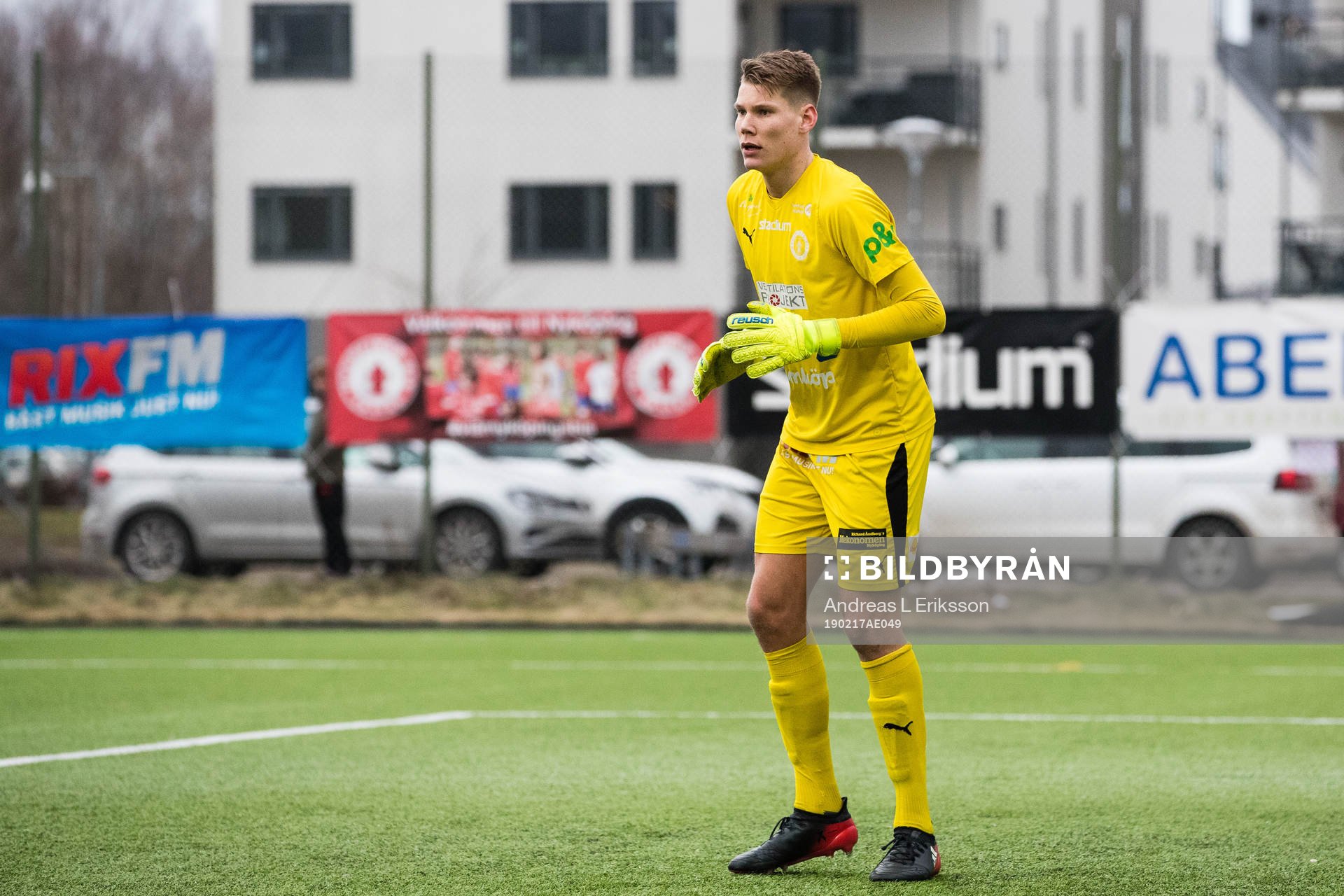 Nyköpings målvakt Anton Fischer
