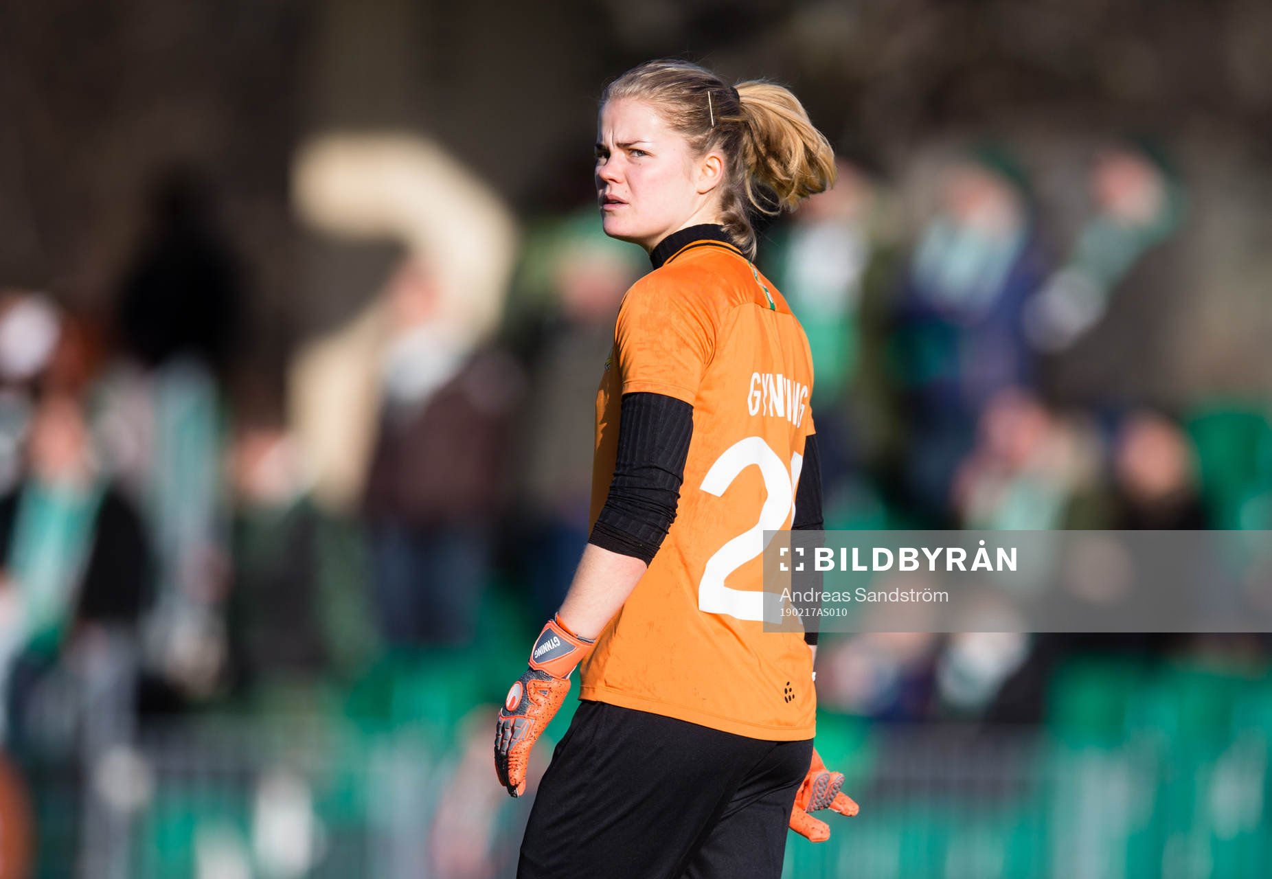 Hammarbys målvakt Britta Gynning