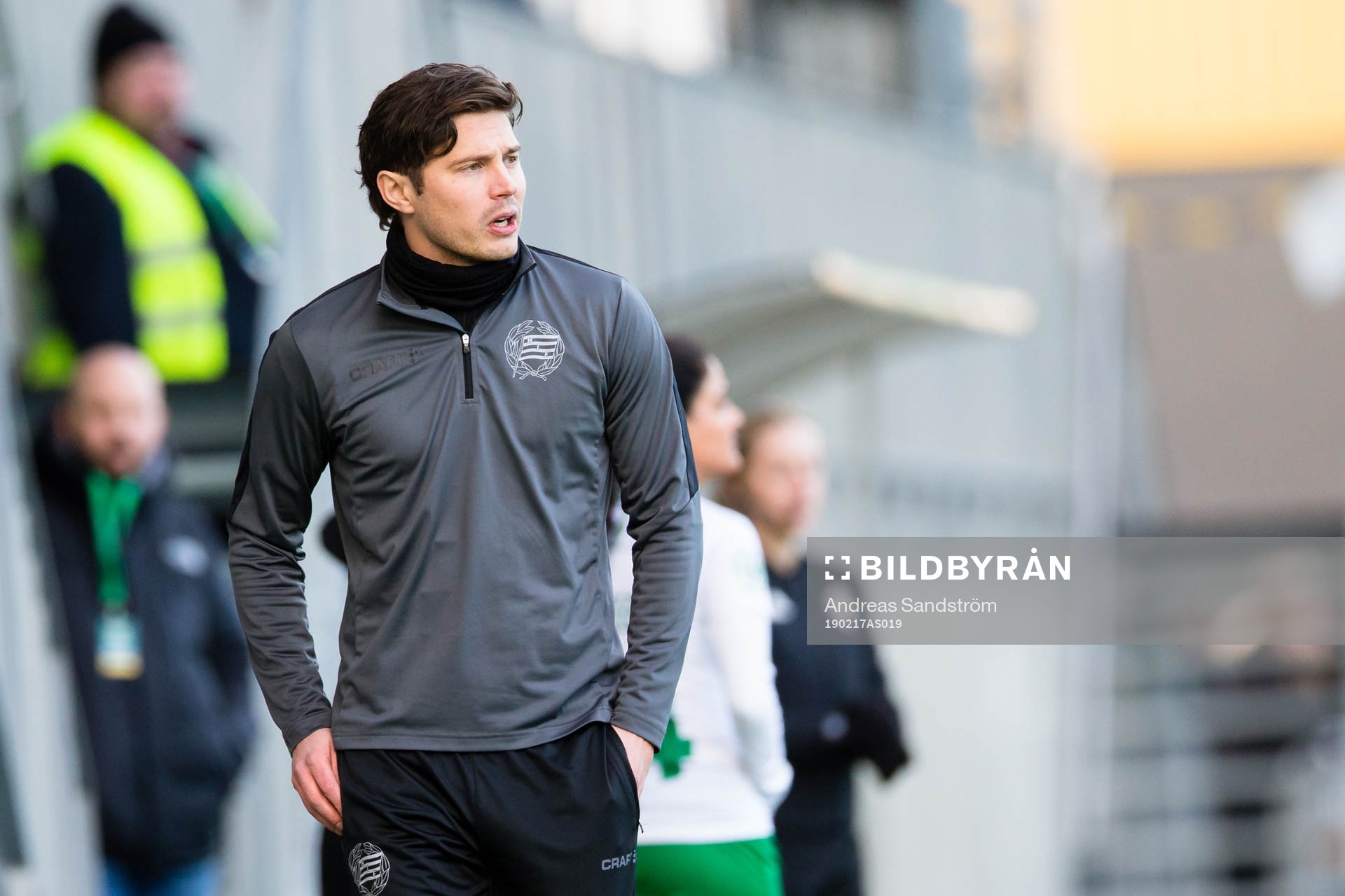 Hammarbys tränare Isak Dahlin