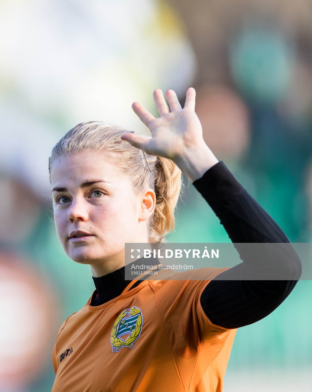 Hammarbys målvakt Britta Gynning