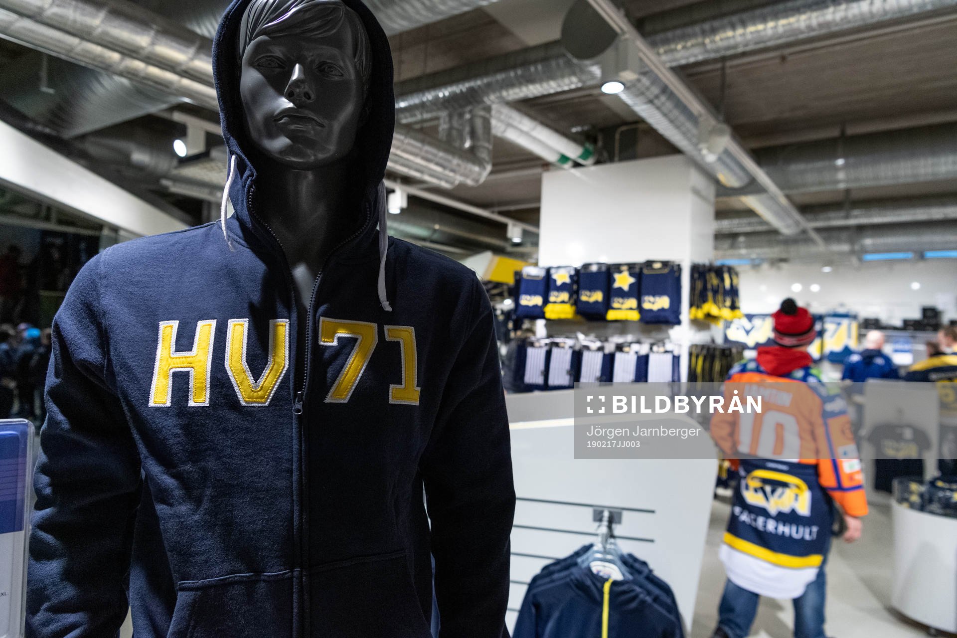 HV71 souvenirer i shopen
