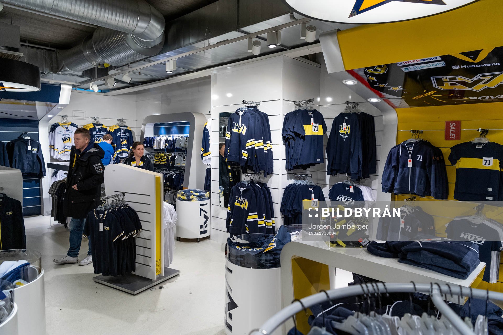 HV71 souvenirer i shopen
