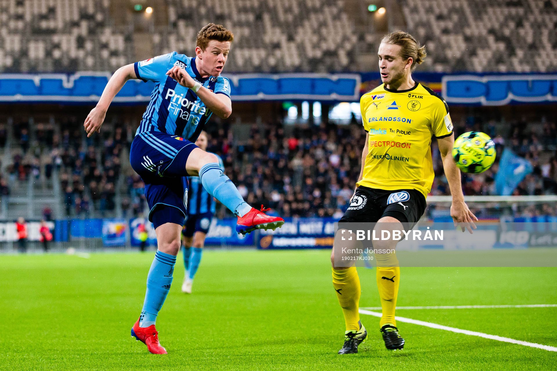 Djurgårdens Aslak Witry och Frejs Amadeus Sögaard