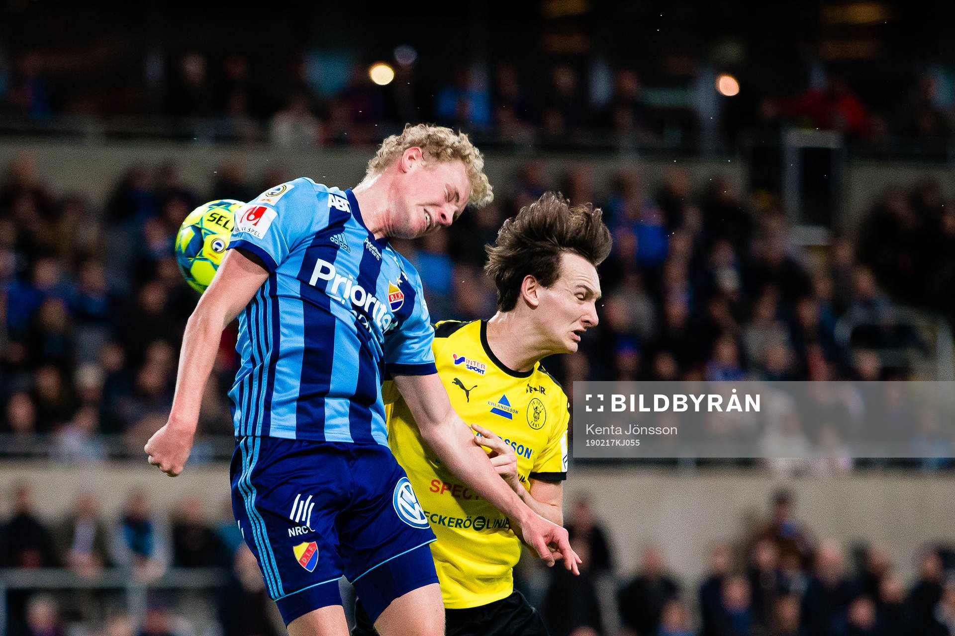 Djurgårdens Adam Bergmark Wiberg  och Frejs Hjalmar Ekdal