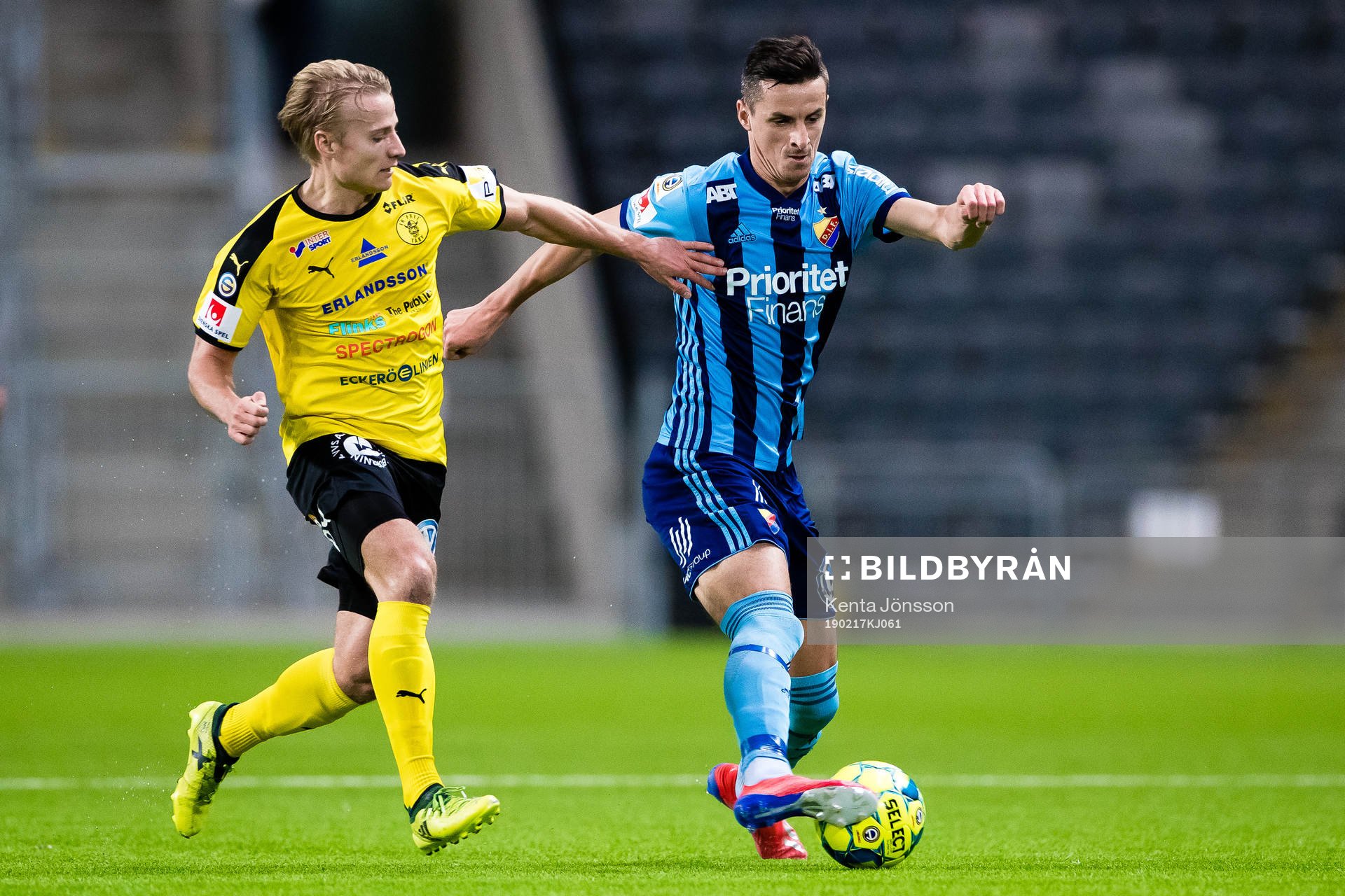 Djurgårdens Haris Radetinac och Frejs Henrik Millbert