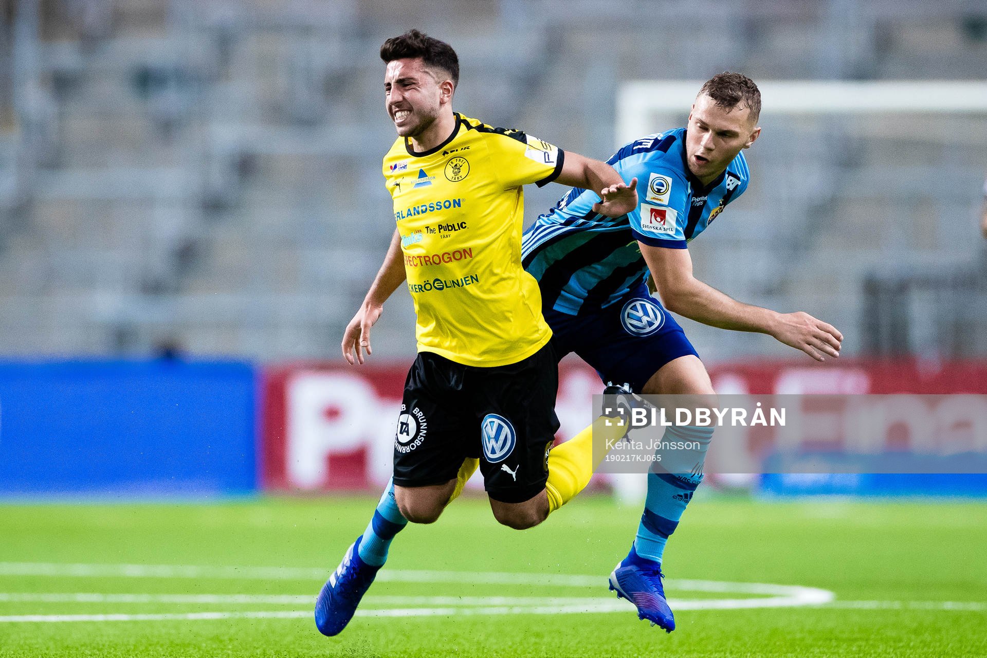 Frejs Moustafa Zeidan och Djurgårdens Jesper Karlström