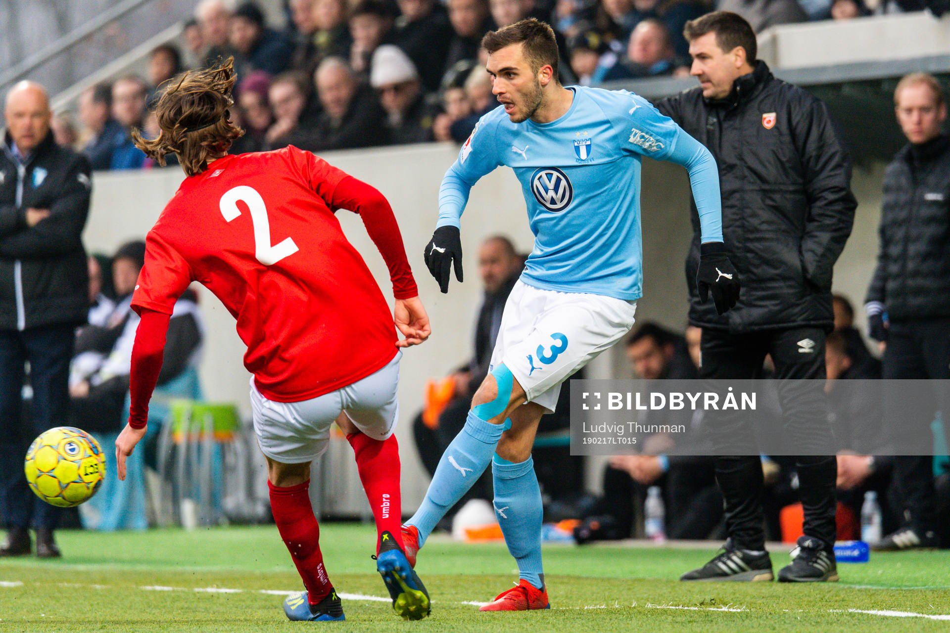 Malmö FFs Egzon Binaku och Degerfors Gustav Granath