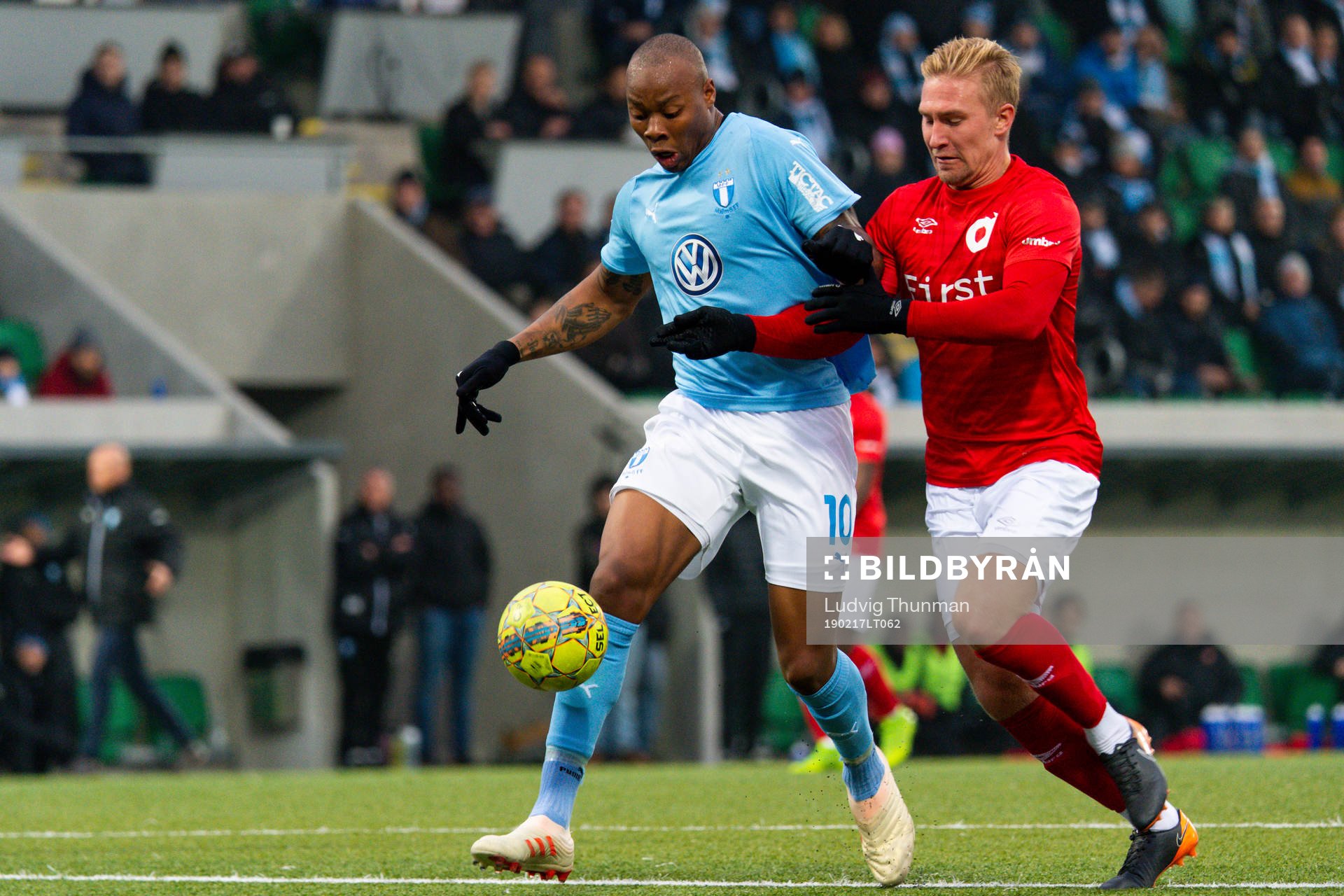 Malmö FFs Carlos Strandberg och Degerfors Oliver Ekroth