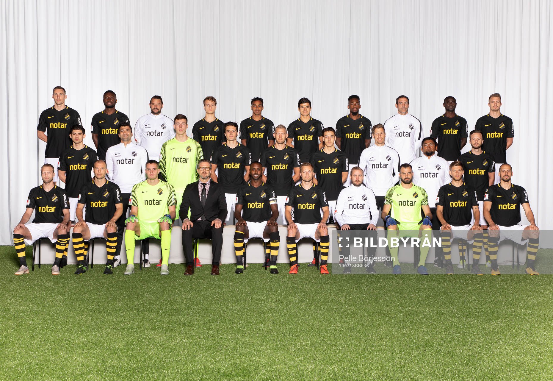 AIK poserar för en lagbild