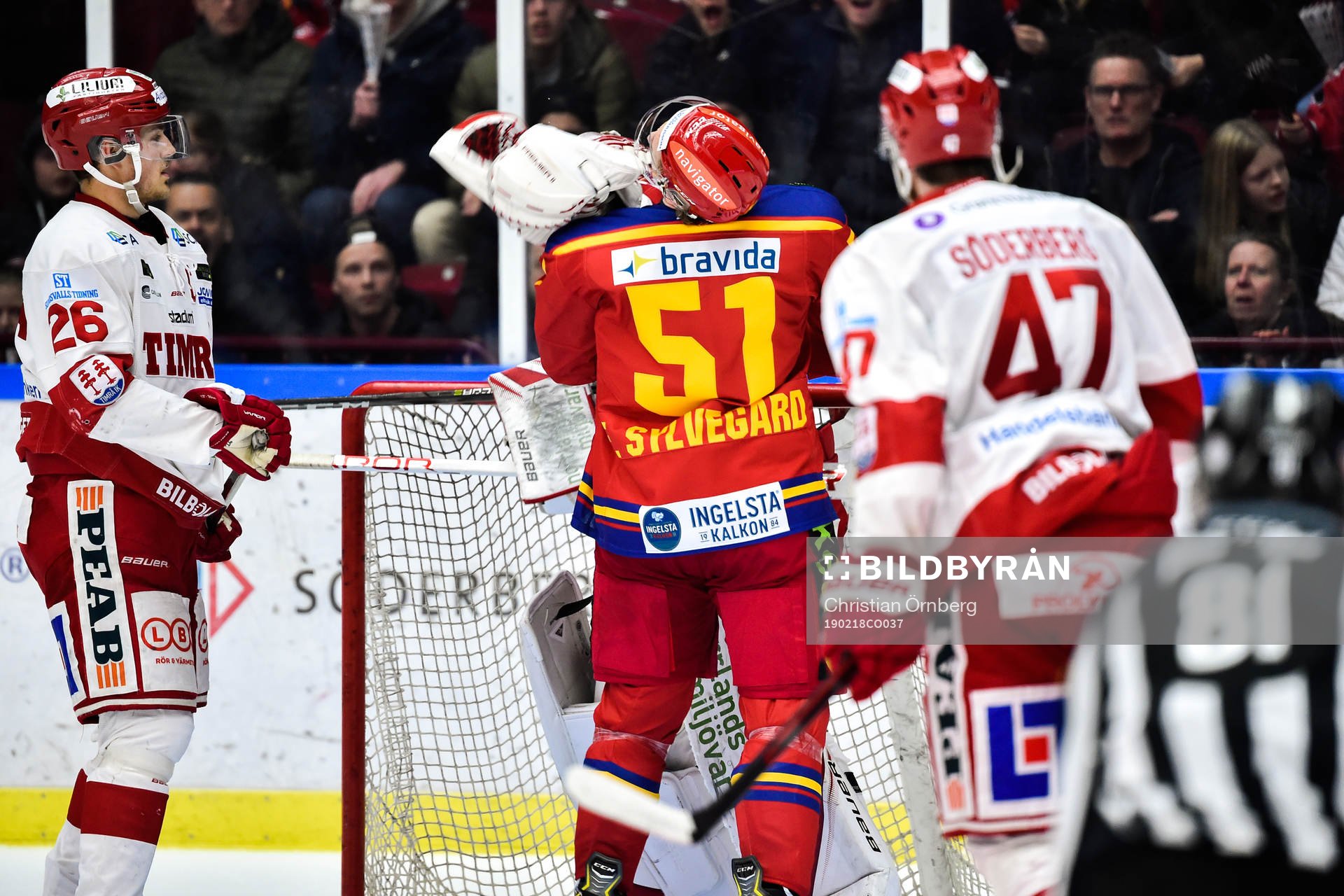 Timrås målvakt Niklas Svedberg i bråk med Malmö