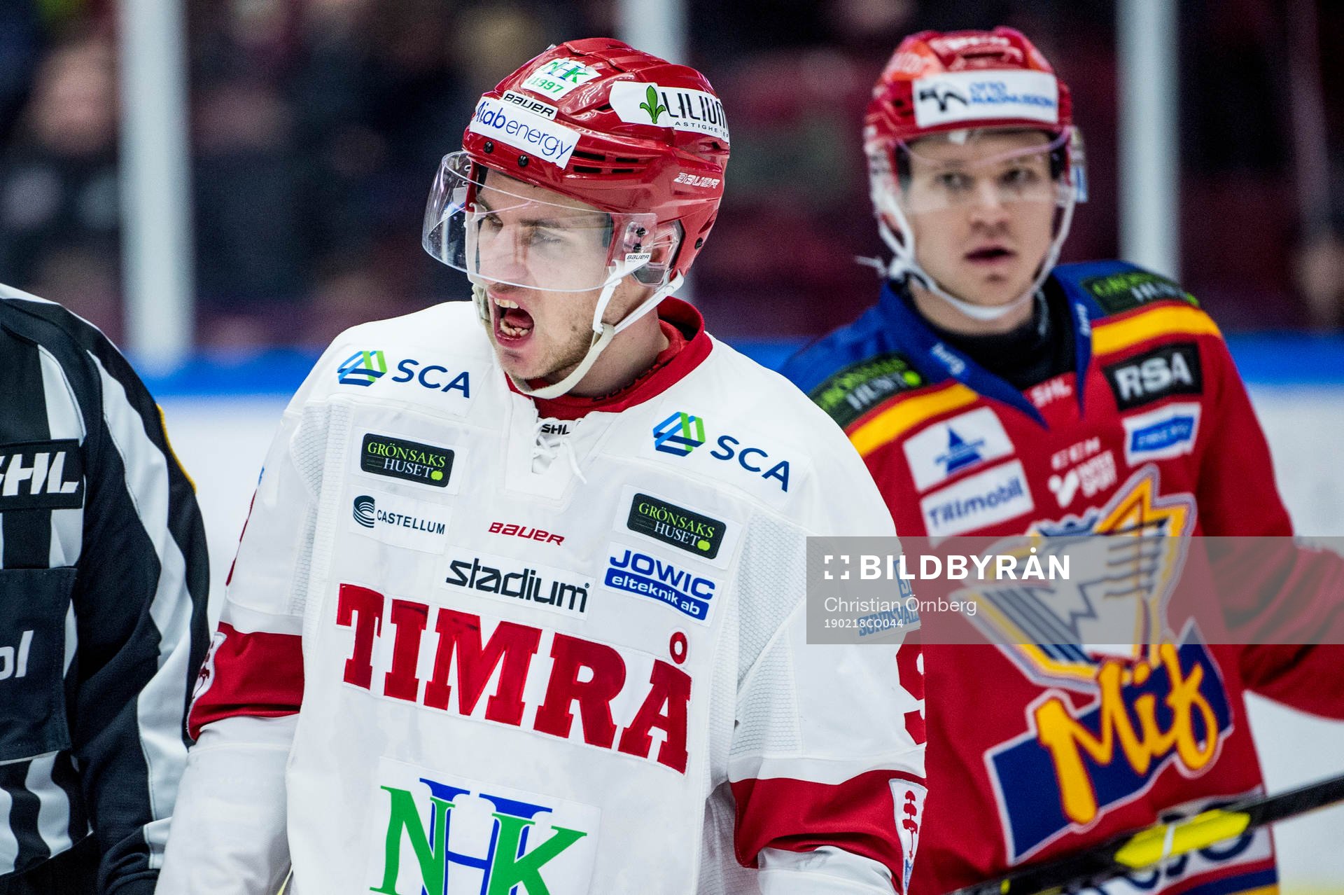 Timrås Rickard Palmberg grinar illa