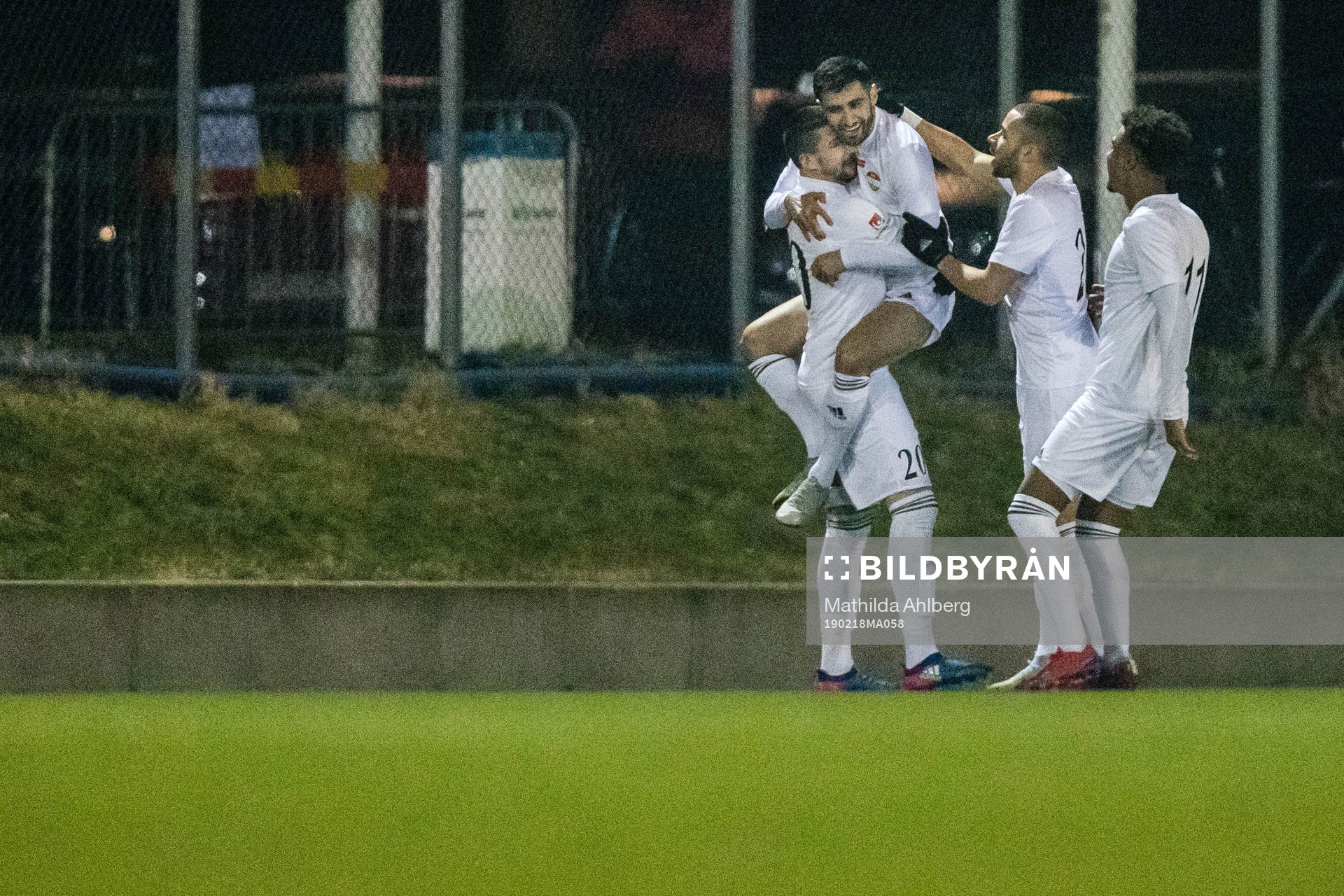 Dalkurds spelare jublar