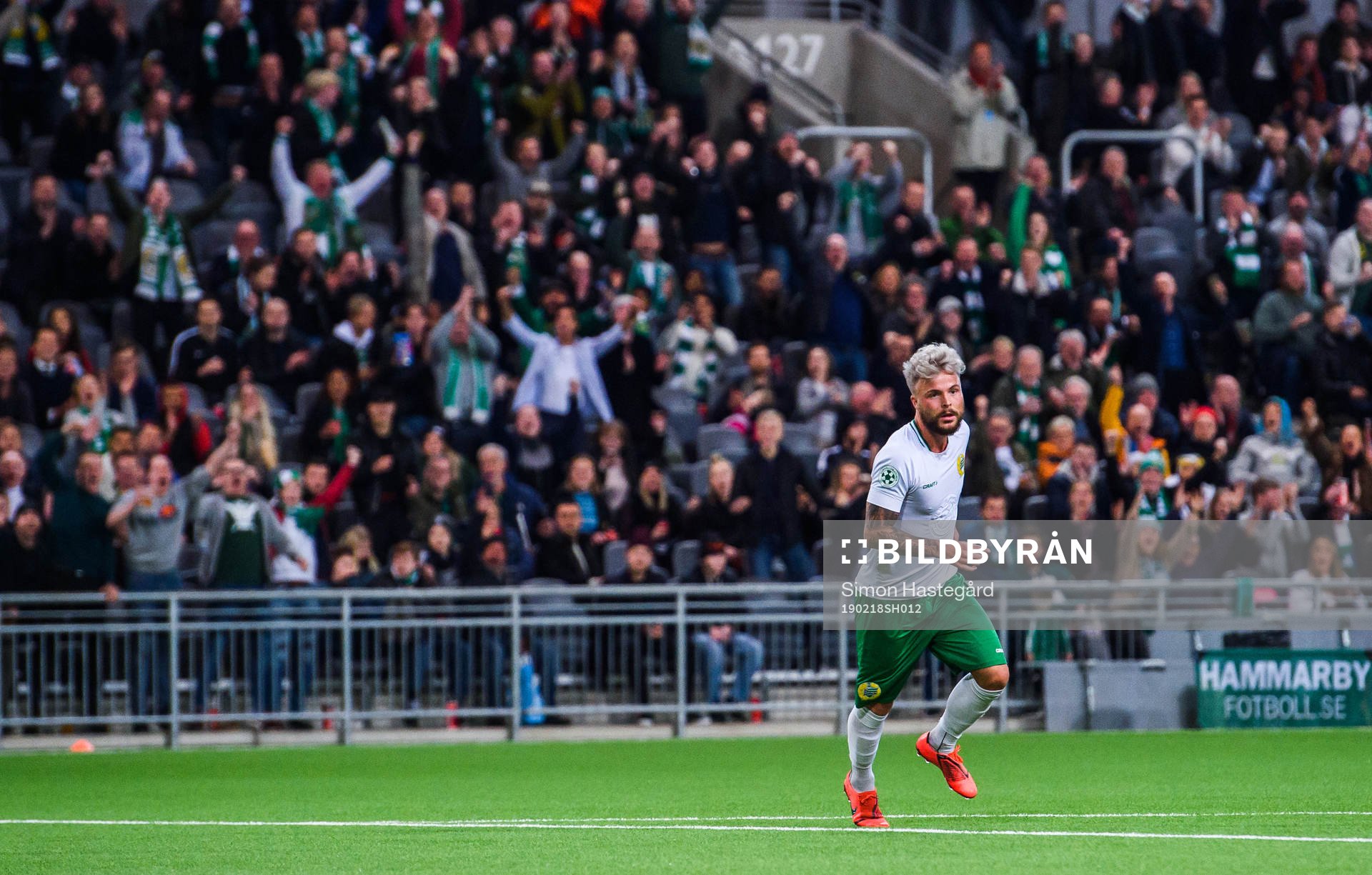 Hammarbys Sander Svendsen jublar