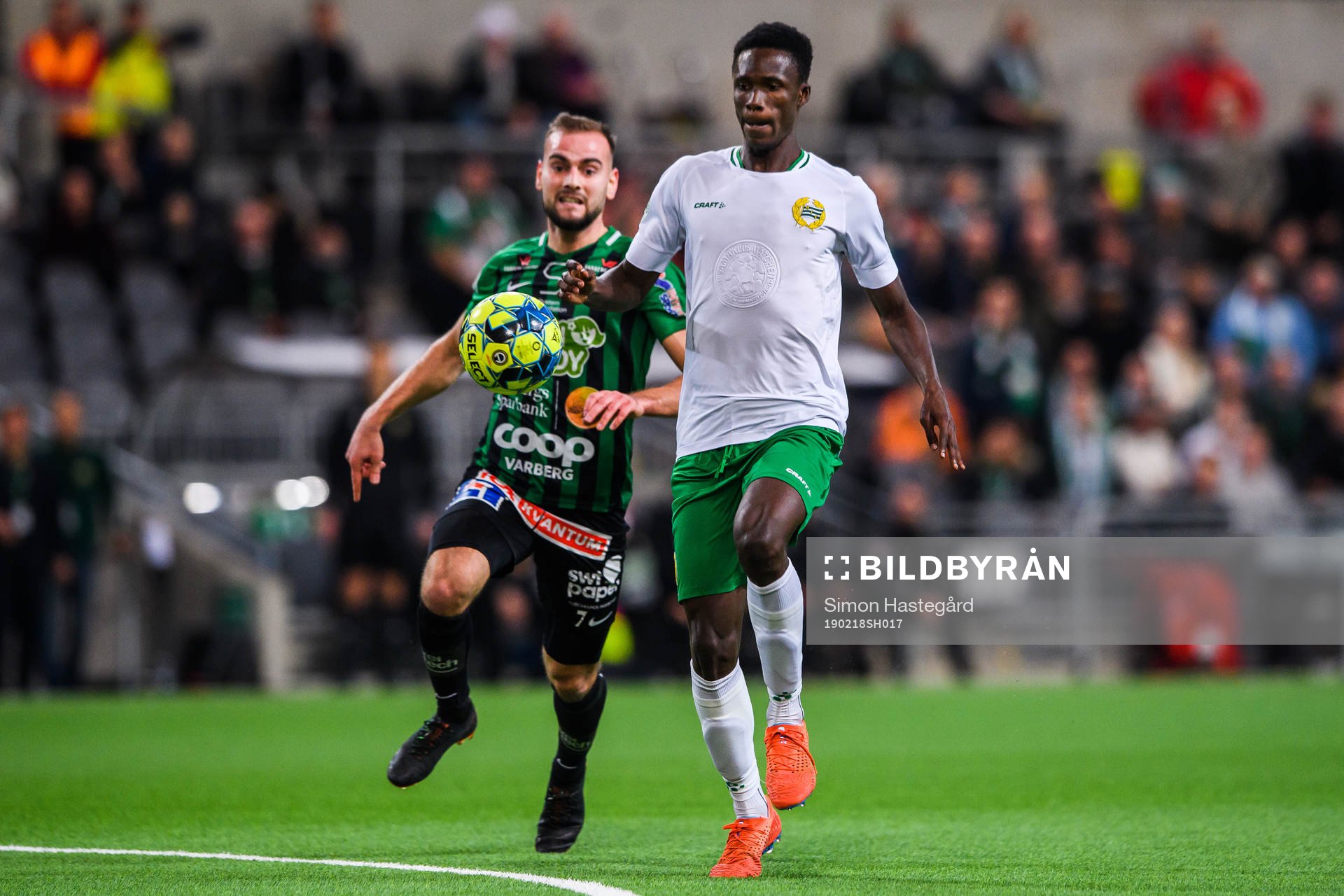 Varbergs Perparim Beqaj och Hammarbys Kossounou Odilon