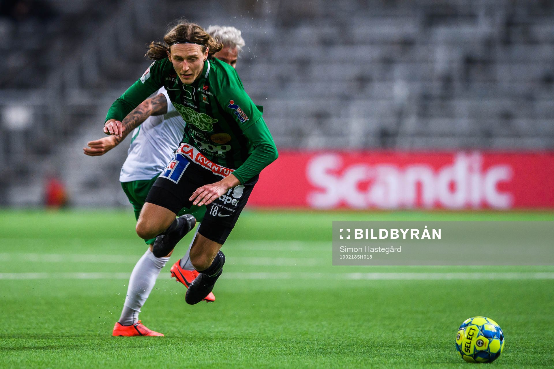 Hammarbys Sander Svendsen och Varbergs Joakim Lindner