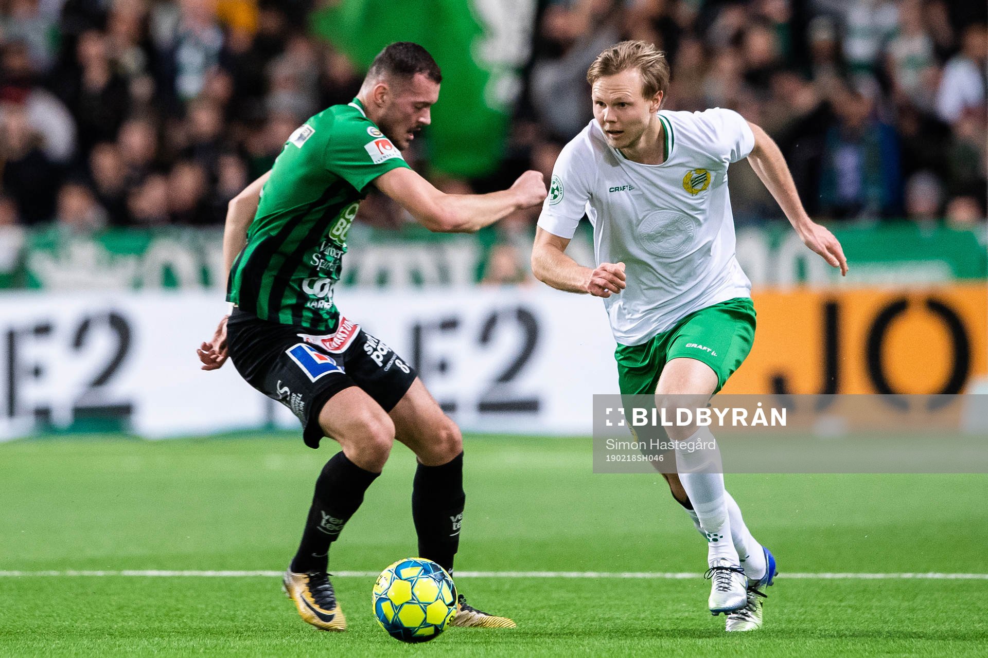 Varbergs Albert Ejupi och Hammarbys Tim Söderström