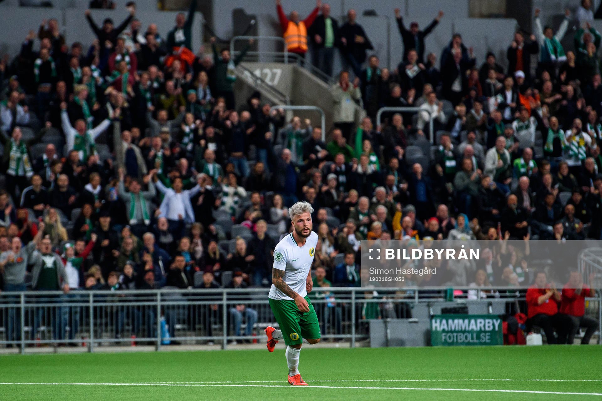Hammarbys Sander Svendsen jublar