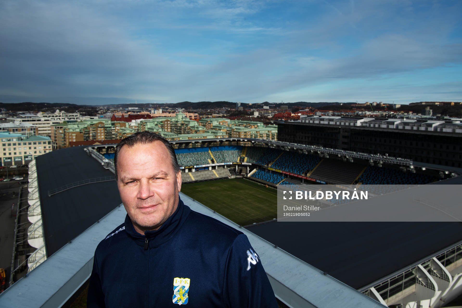 IFK Göteborgs speaker Mikael Johansson poserar för ett porträtt den 21 februari 2019 i Göteborg
