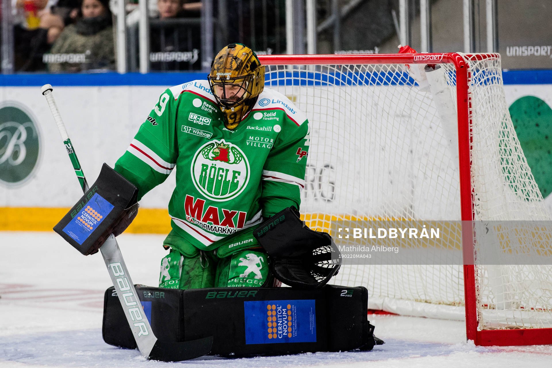 Rögles målvakt Justin Pogge