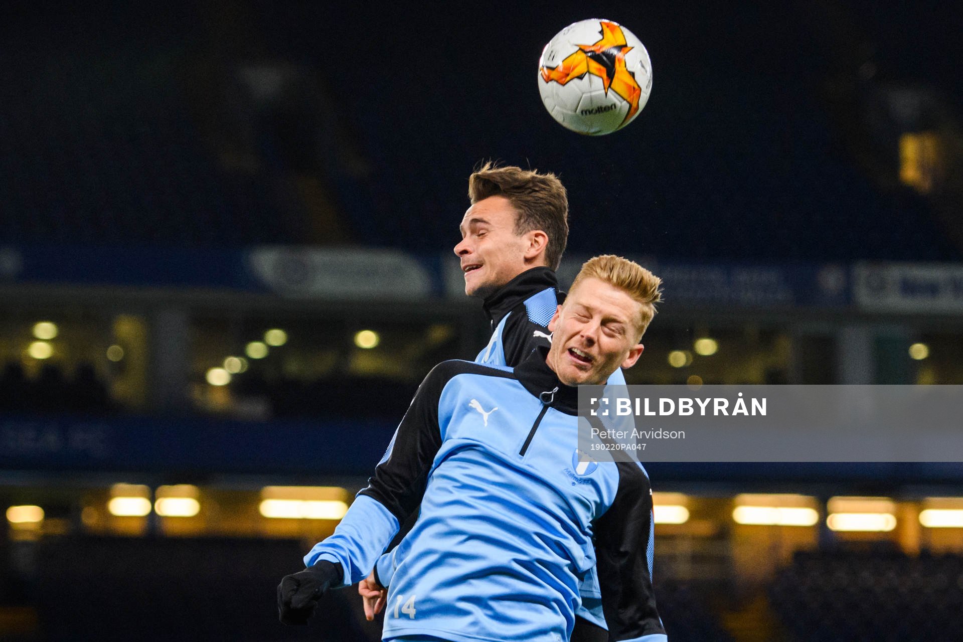 Andreas Vindheim and Anders Christiansen of Malmö FF