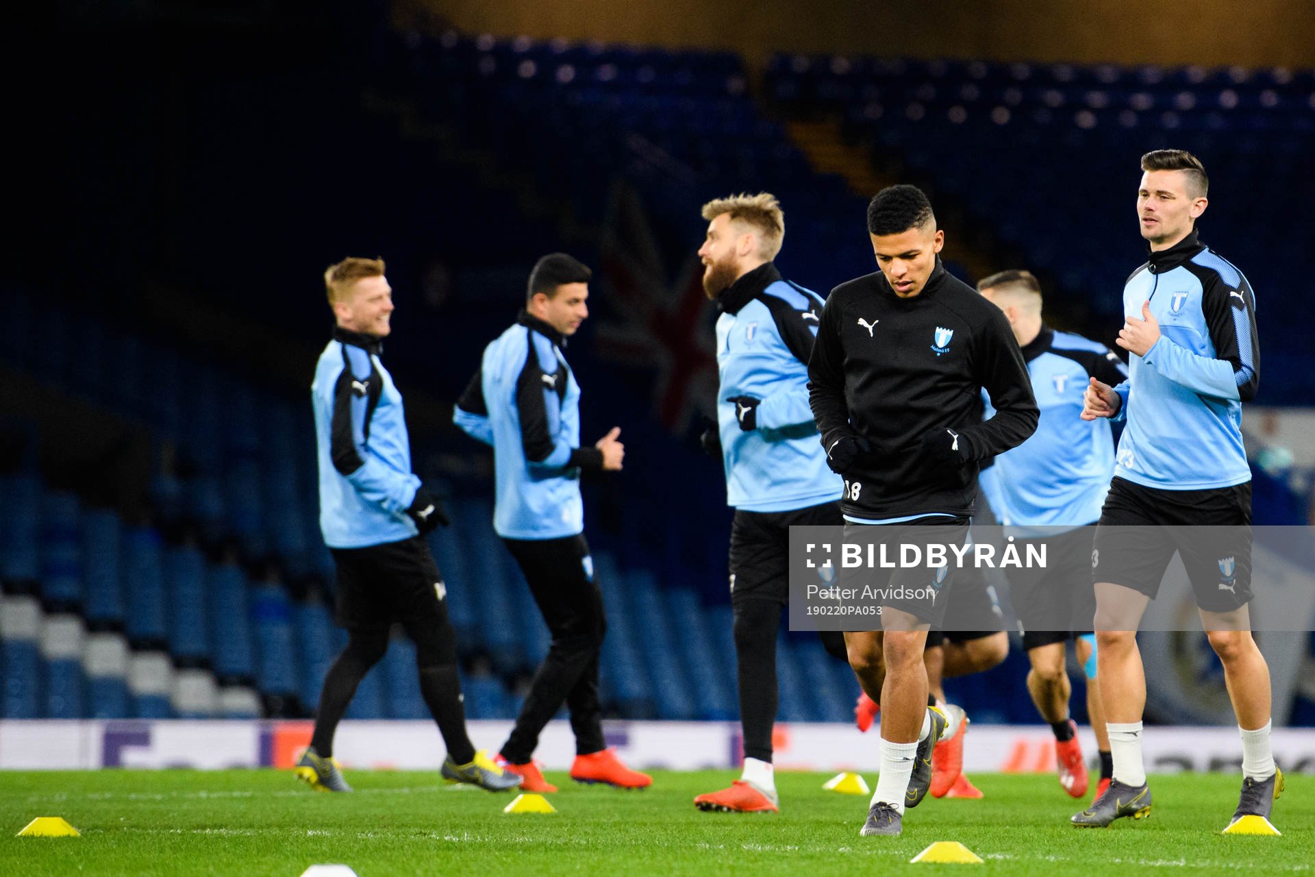 Romain Gall and Marcus Antonsson of Malmö FF