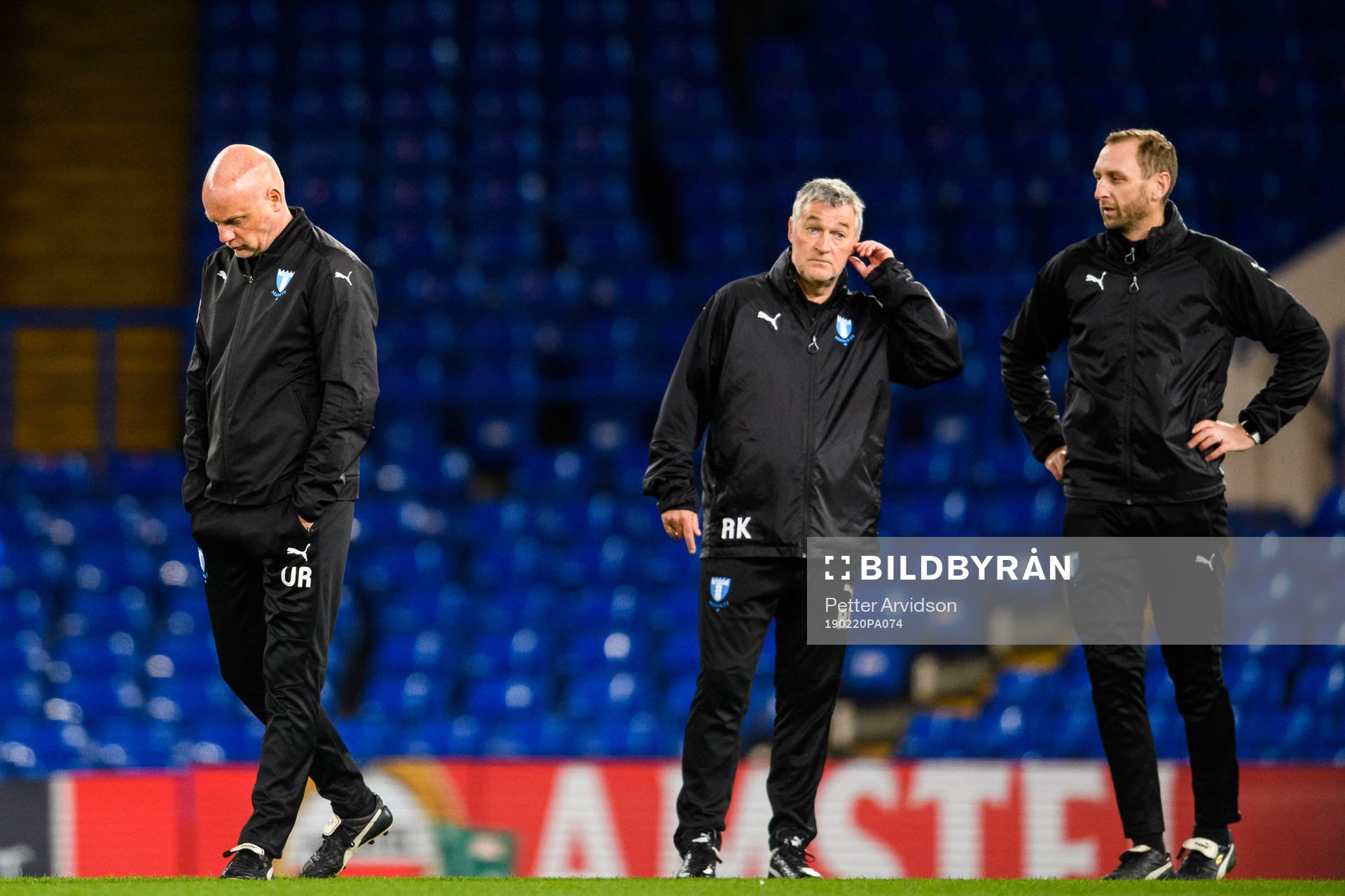 Uwe Rösler, head coach, Rob Kelly, assistant coach and