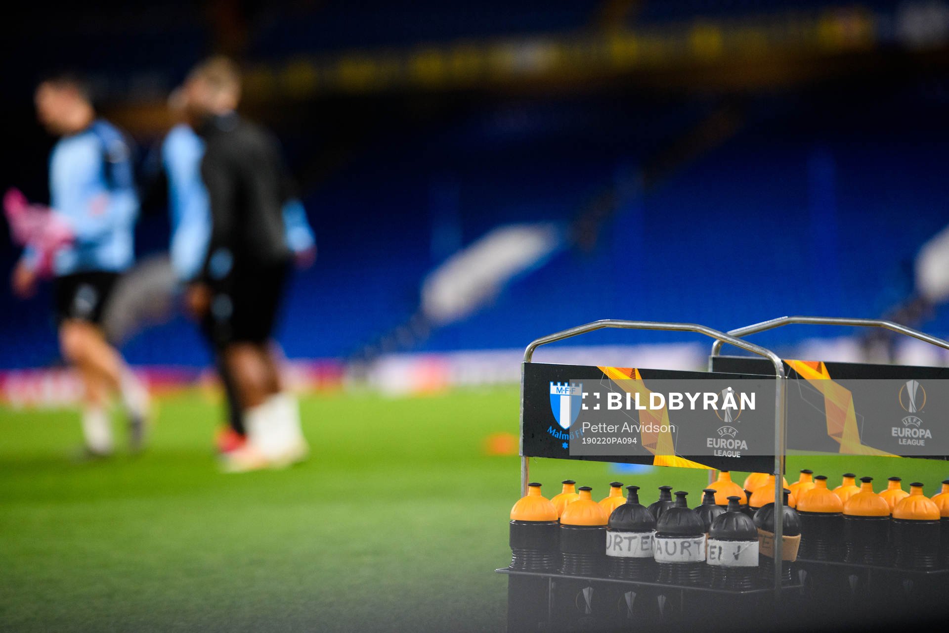 Water bottles of Malmö FF