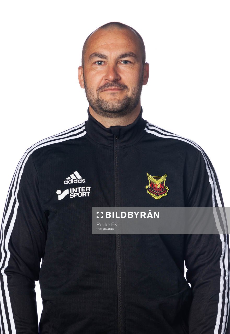 Östersunds målvaktstränare David Preece poserar för ett porträtt den 20 februari 2019 i Östersund.