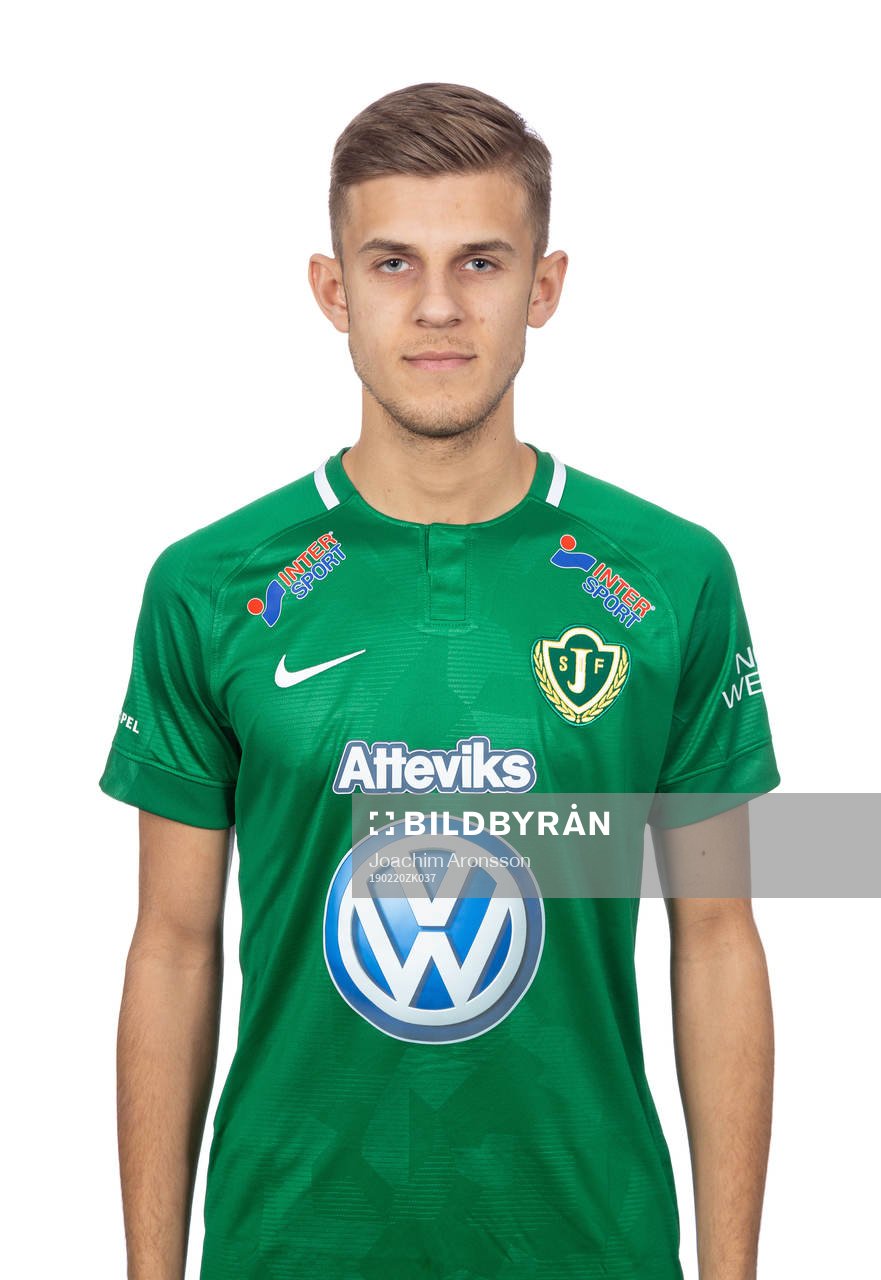 Jönköpings Alex Petrovic poserar för ett porträtt den 20 februari 2019 i Jönköping.