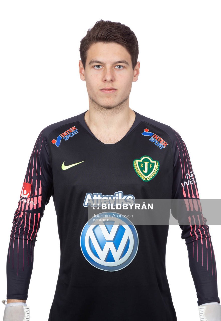 Jönköpings målvakt Oliver Ericsson Dorji