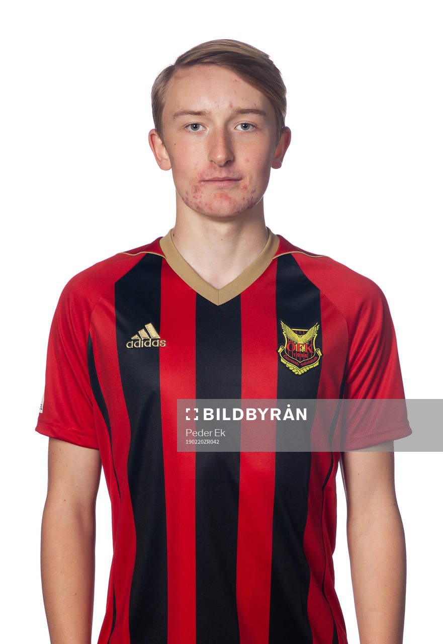 Östersunds Gustav Wikstrand poserar för ett porträtt den 20 februari 2019 i Östersund.