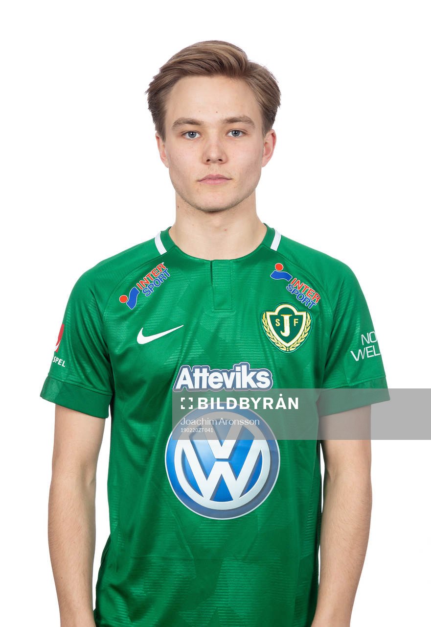Jönköpings Adam Gemheden poserar för ett porträtt den 20 februari 2019 i Jönköping.