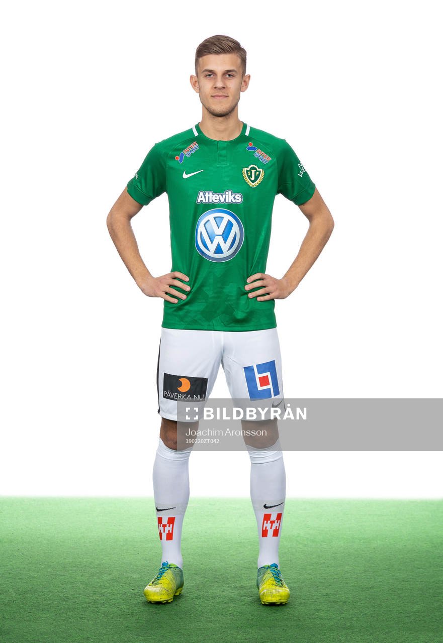 Jönköpings Alex Petrovic poserar för ett porträtt den 20 februari 2019 i Jönköping.
