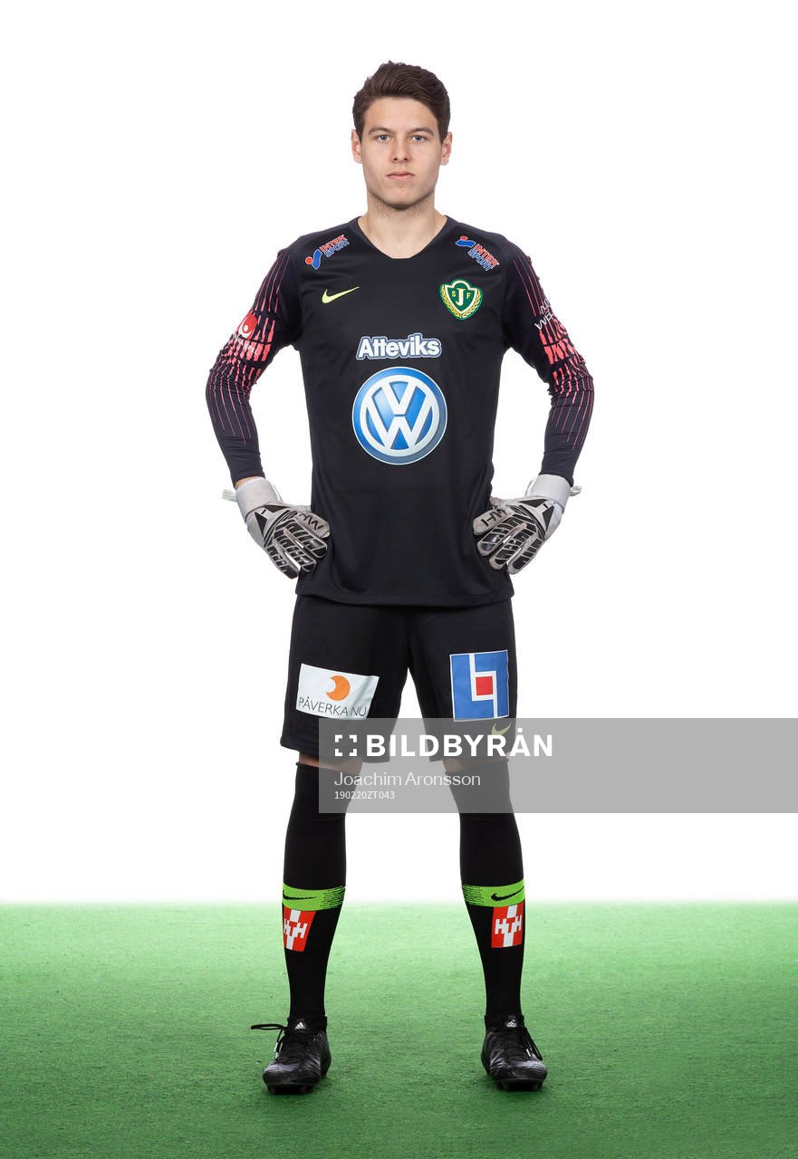 Jönköpings målvakt Oliver Ericsson Dorji