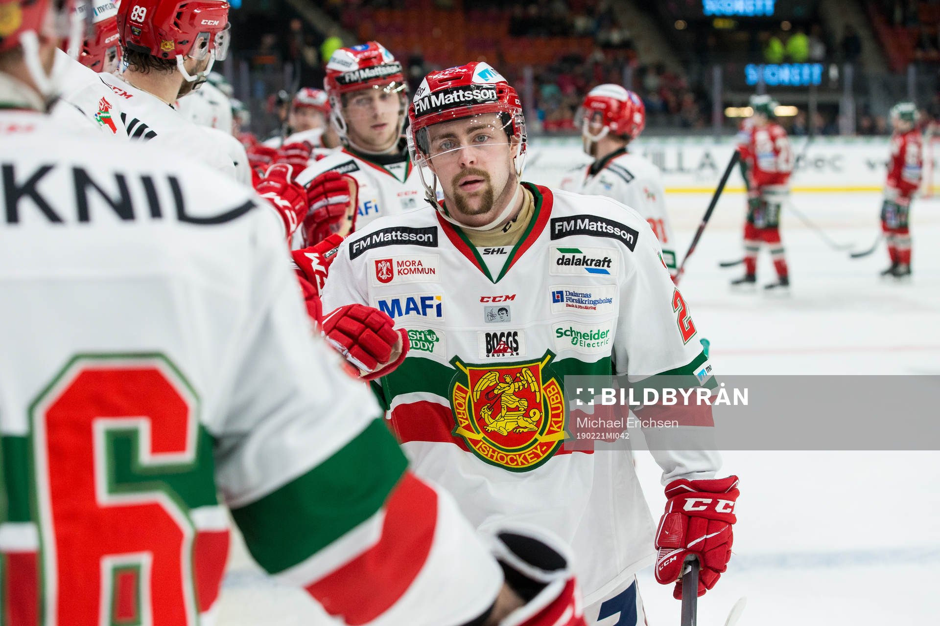 Moras Oskar Svanlund jublar